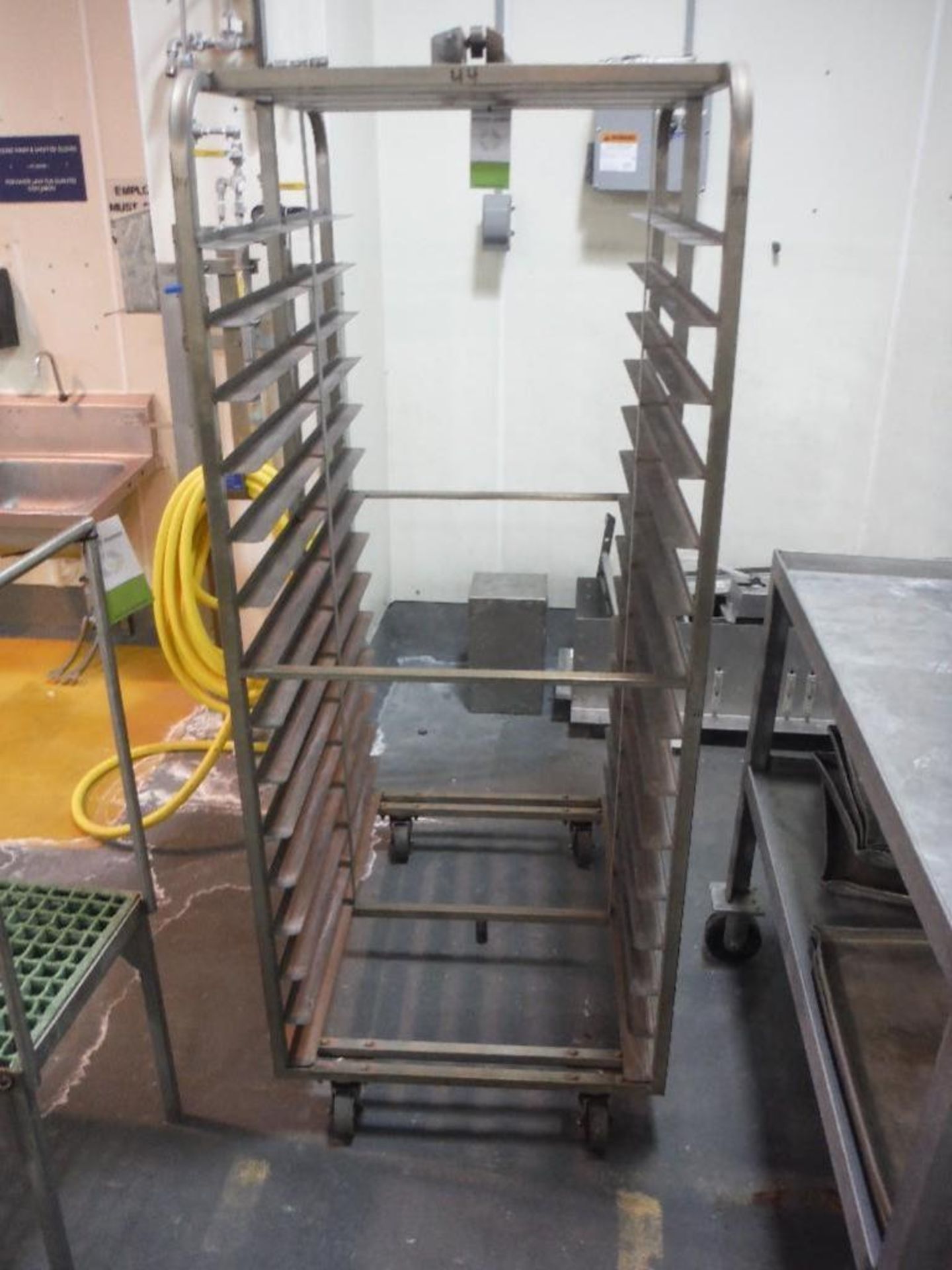 SS double oven rack, for 26 in. X 19 in. pans, 4 in clearance, **(Located in: Marshall, MN)** Riggin - Image 3 of 3