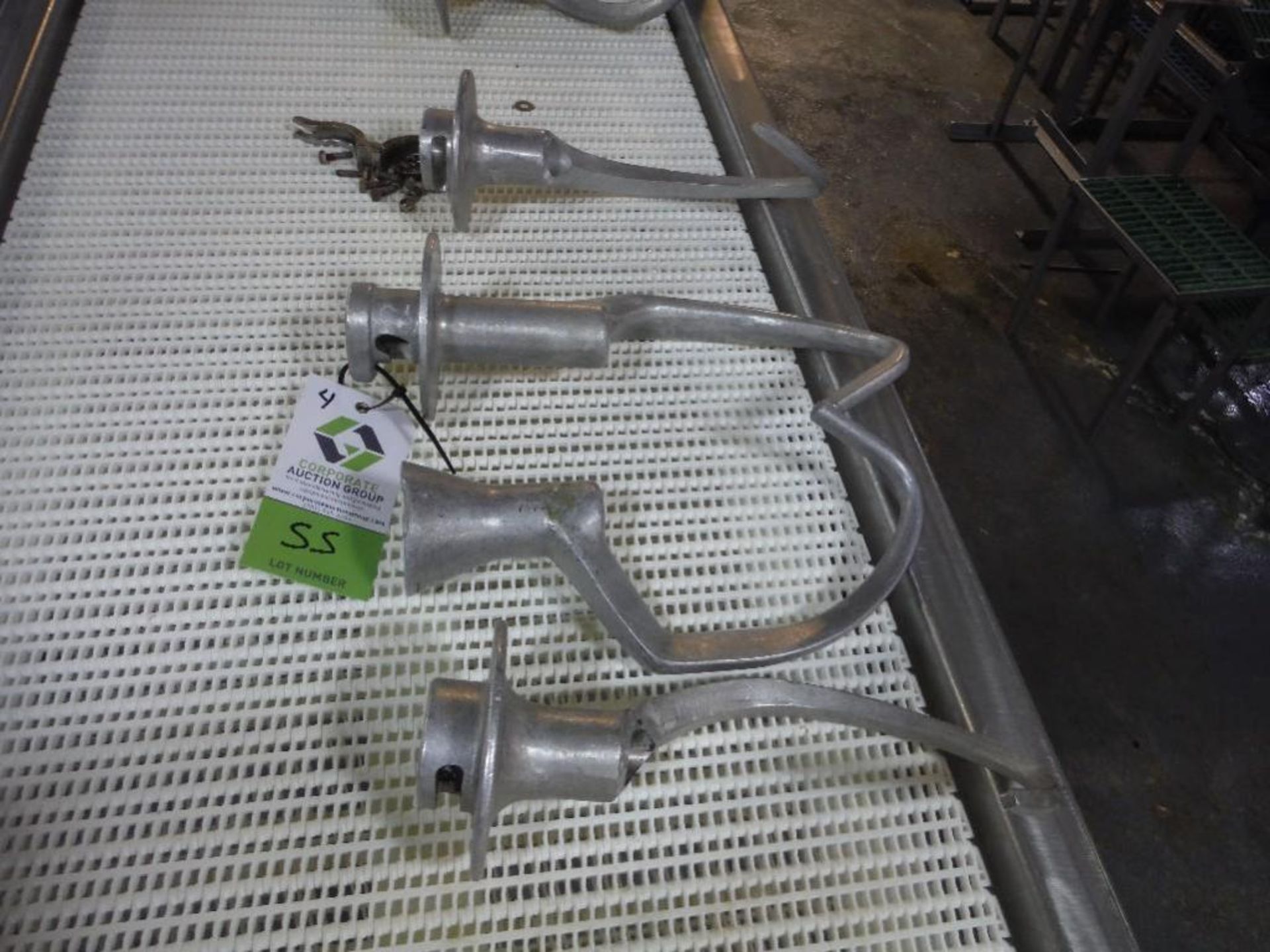 (4) dough hooks (lot), **(Located in: Marshall, MN)** Rigging Fee: $25 - Image 2 of 3