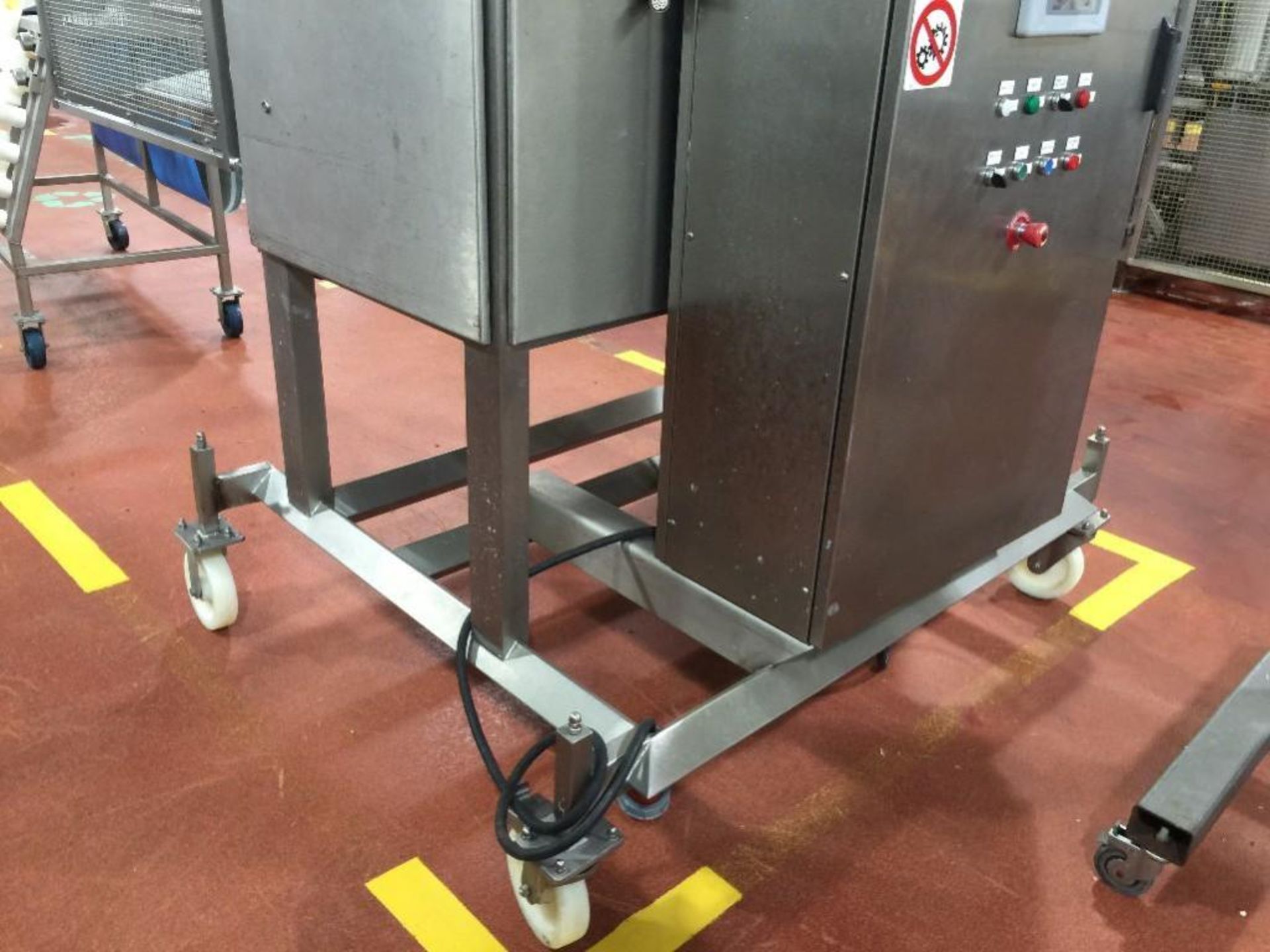 2009 Mondini cheese doser, model DF/GS-4, on wheels, with controls, panelview plus 750 controls and - Bild 5 aus 26