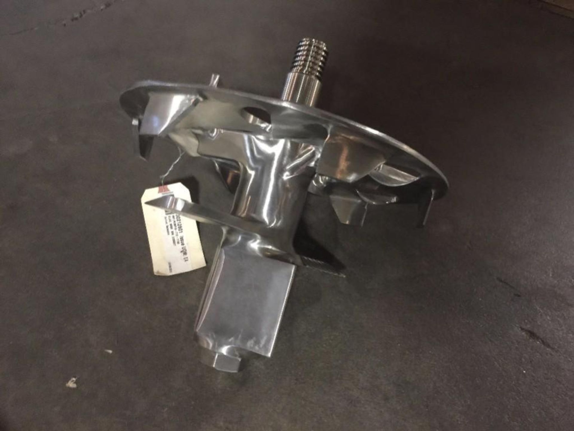 SS pump impeller, 10 in. dia. ** (Located in Russellville, Arkansas) ** Rigging Fee: $25 - Bild 2 aus 4