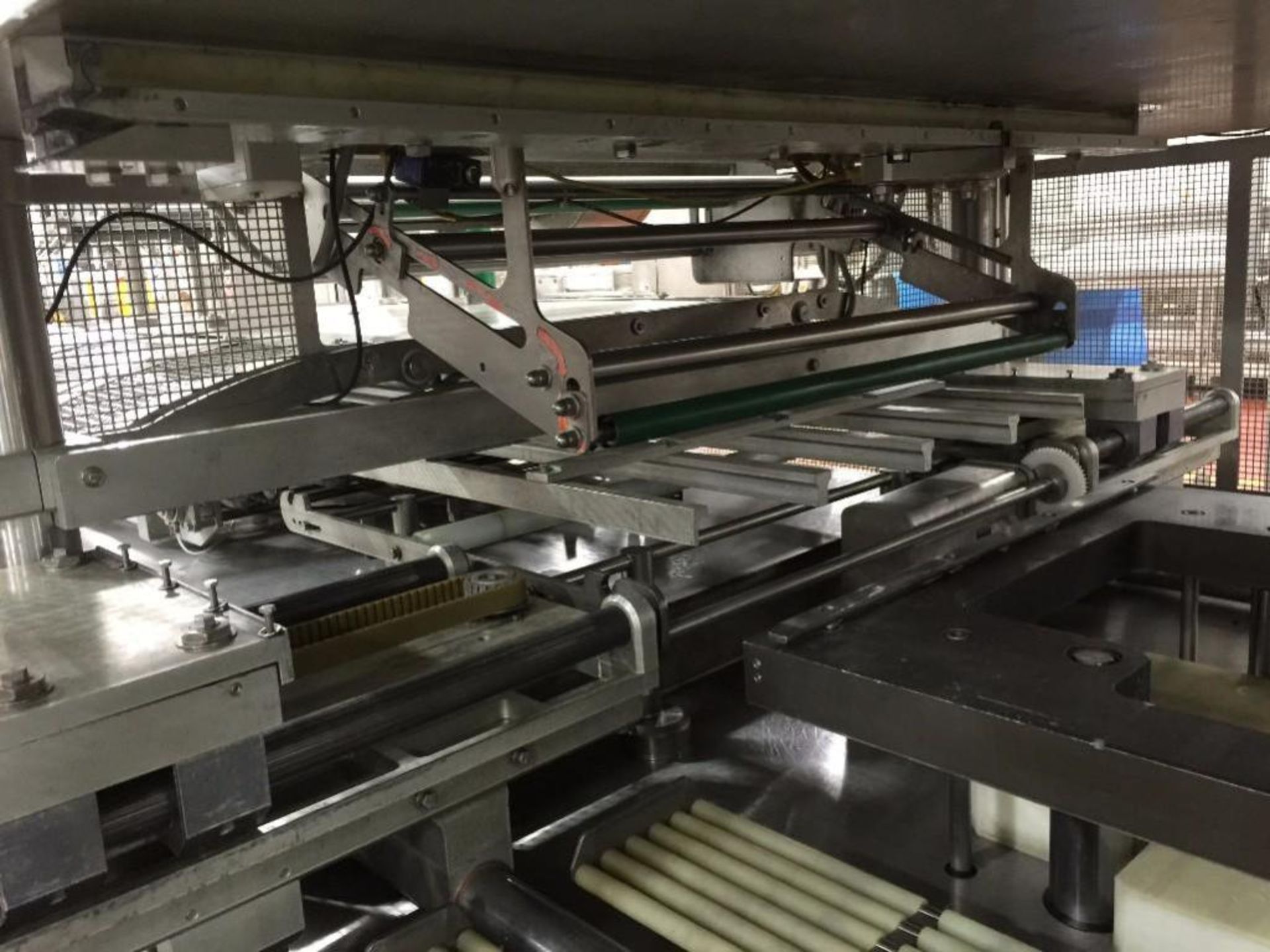 2009 G. Mondini tray sealer, model EVO 4X, s/n 3674/09, 4 wide, with carts and dies. With SS control - Image 16 of 45