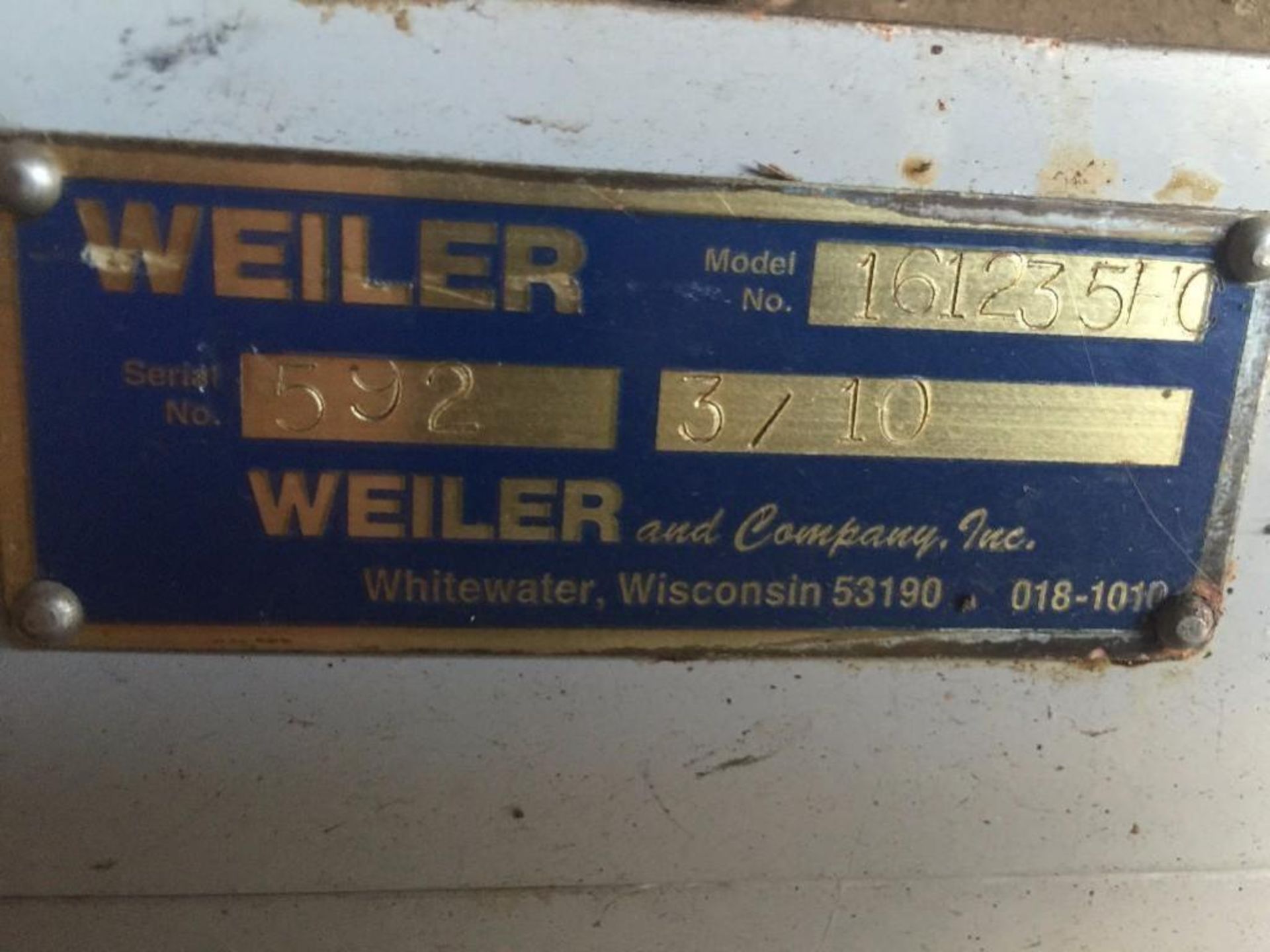 Weiler speed reducer (LARGE). ** (Located in Russellville, Arkansas) ** Rigging Fee: $50 - Image 3 of 4