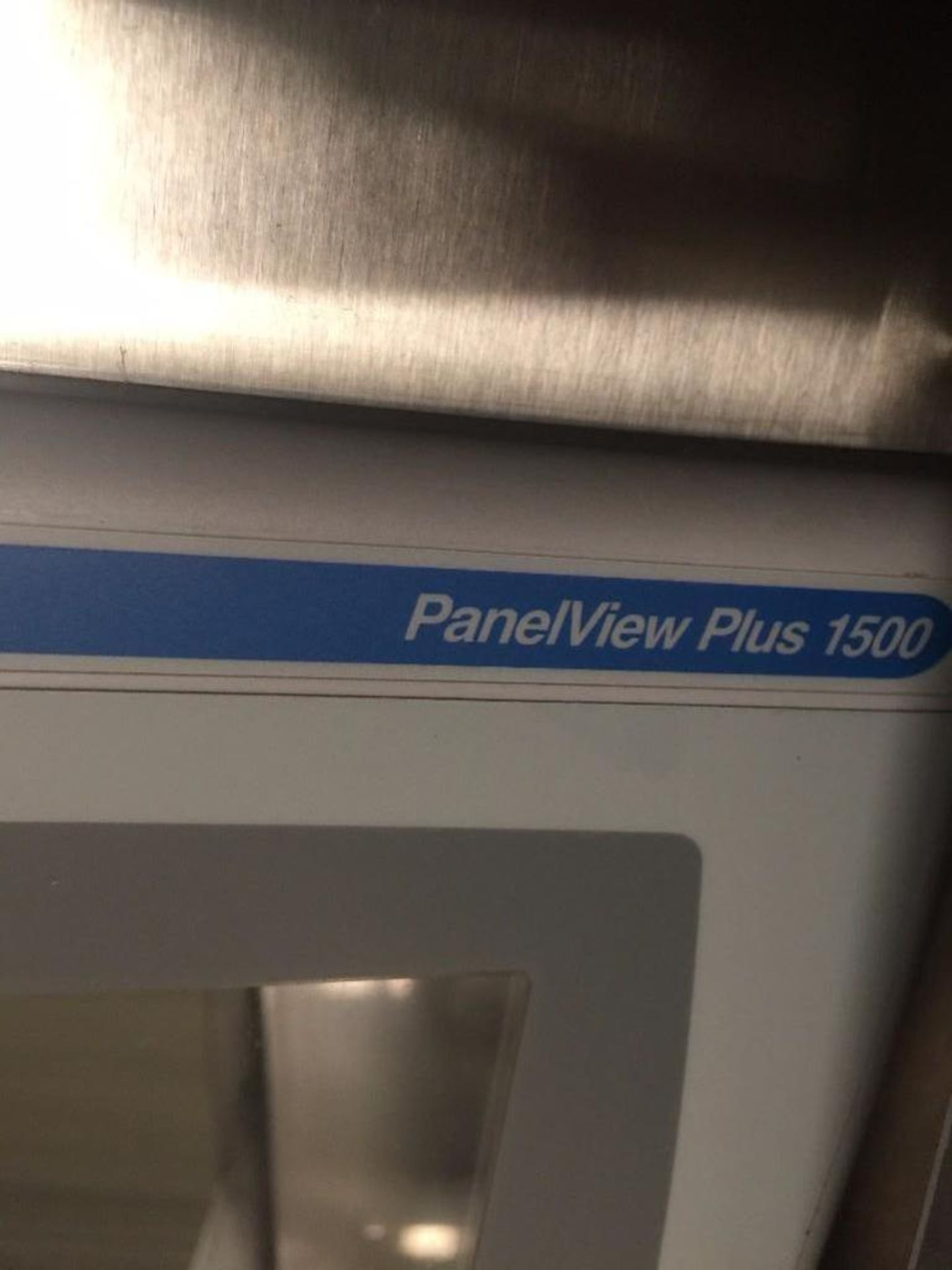 SS control panel with Panelview plus 1500, and (2) scale readouts, for two ribbon blender/mixers lot - Image 2 of 7