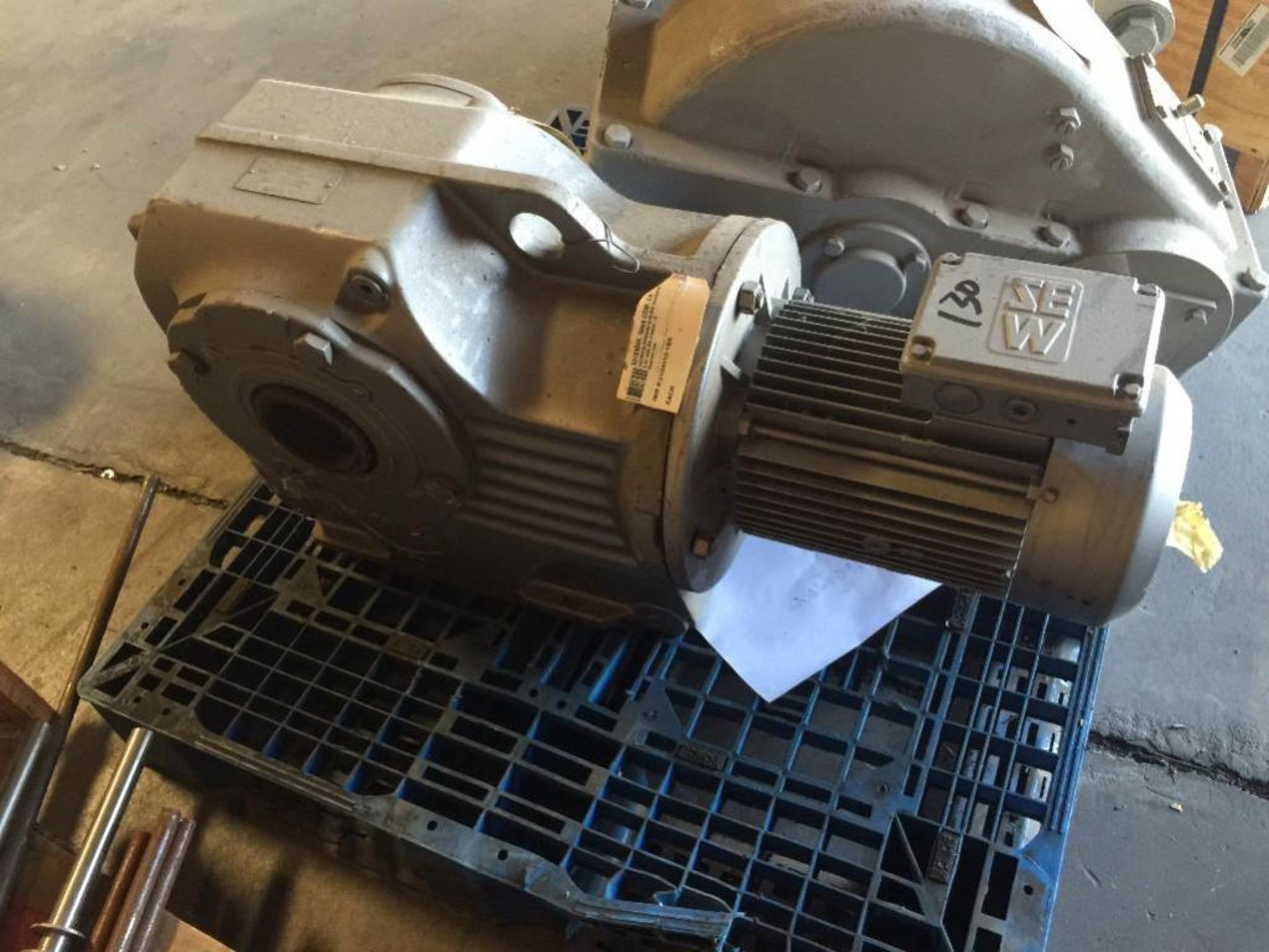 SEW motor and gear reducing drive. ** (Located in Russellville, Arkansas) ** Rigging Fee: $