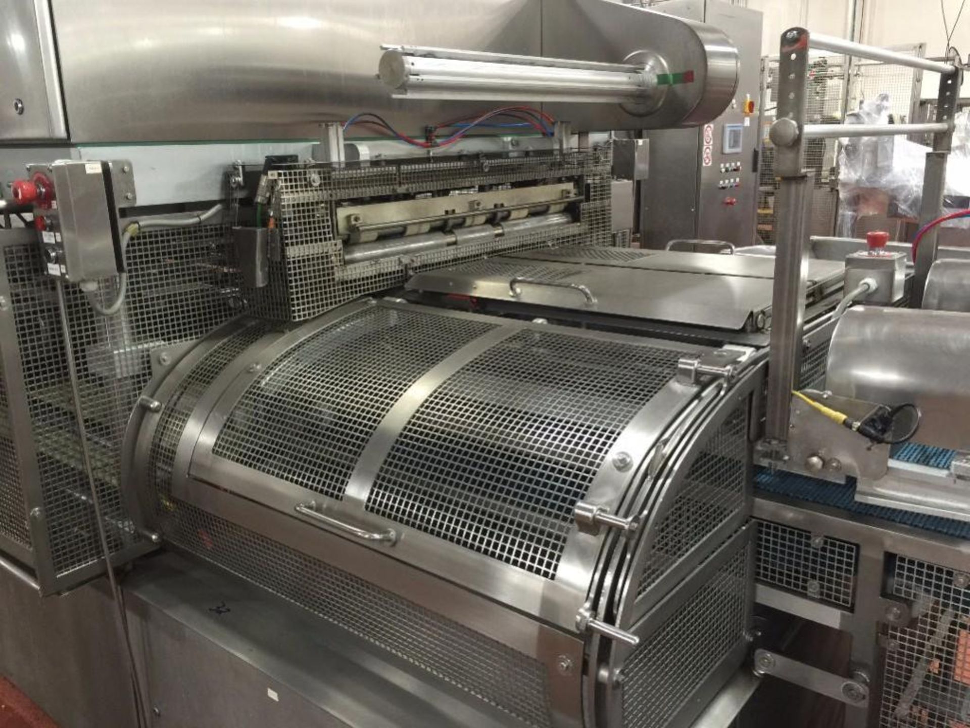 2009 G. Mondini tray sealer, model EVO 4X, s/n 3674/09, 4 wide, with carts and dies. With SS control - Image 2 of 45