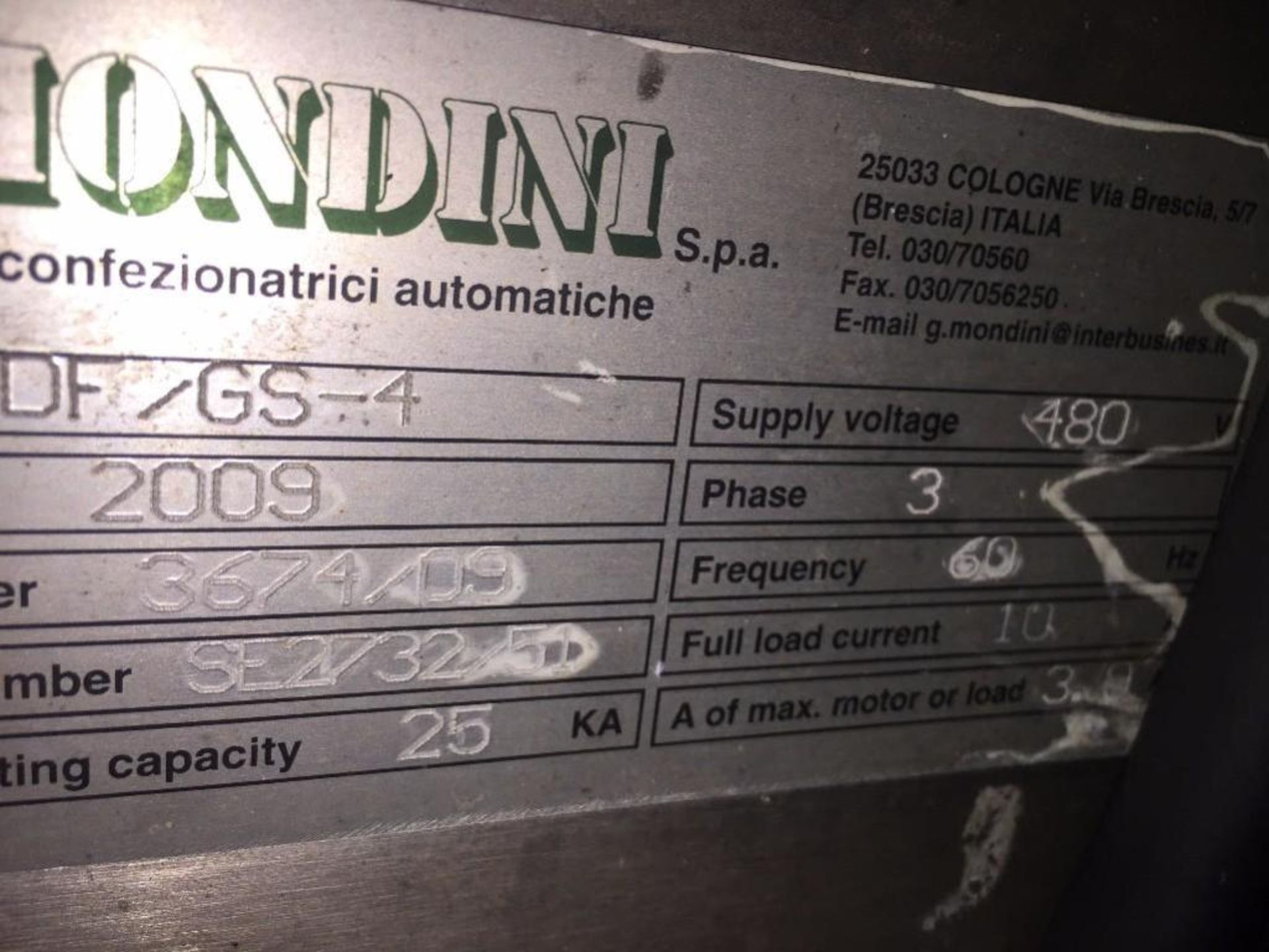 2009 Mondini cheese doser, model DF/GS-4, on wheels, with controls, panelview plus 750 controls and - Bild 15 aus 26