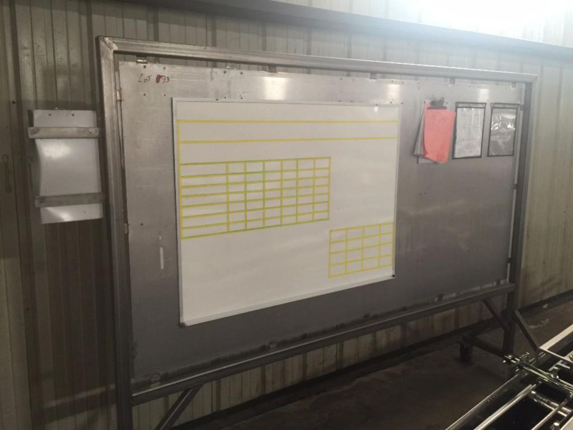 SS planning board on wheels, 4 x 8 ft. ** (Located in Russellville, Arkansas) ** Rigging Fee: $50 - Image 3 of 4