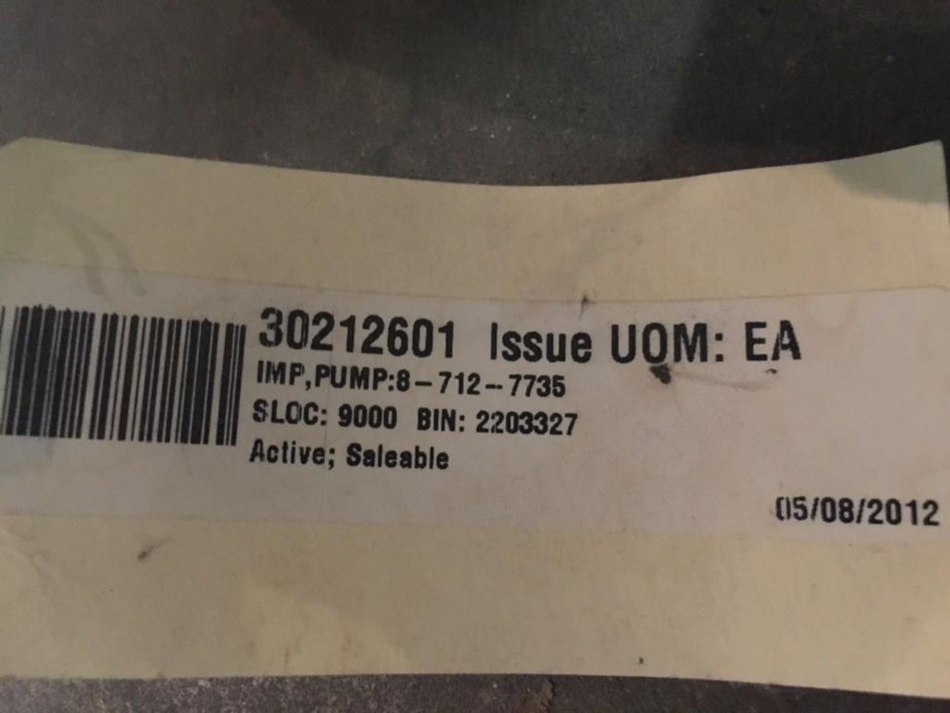 SS pump impeller, 10 in. dia. ** (Located in Russellville, Arkansas) ** Rigging Fee: $25 - Bild 3 aus 4