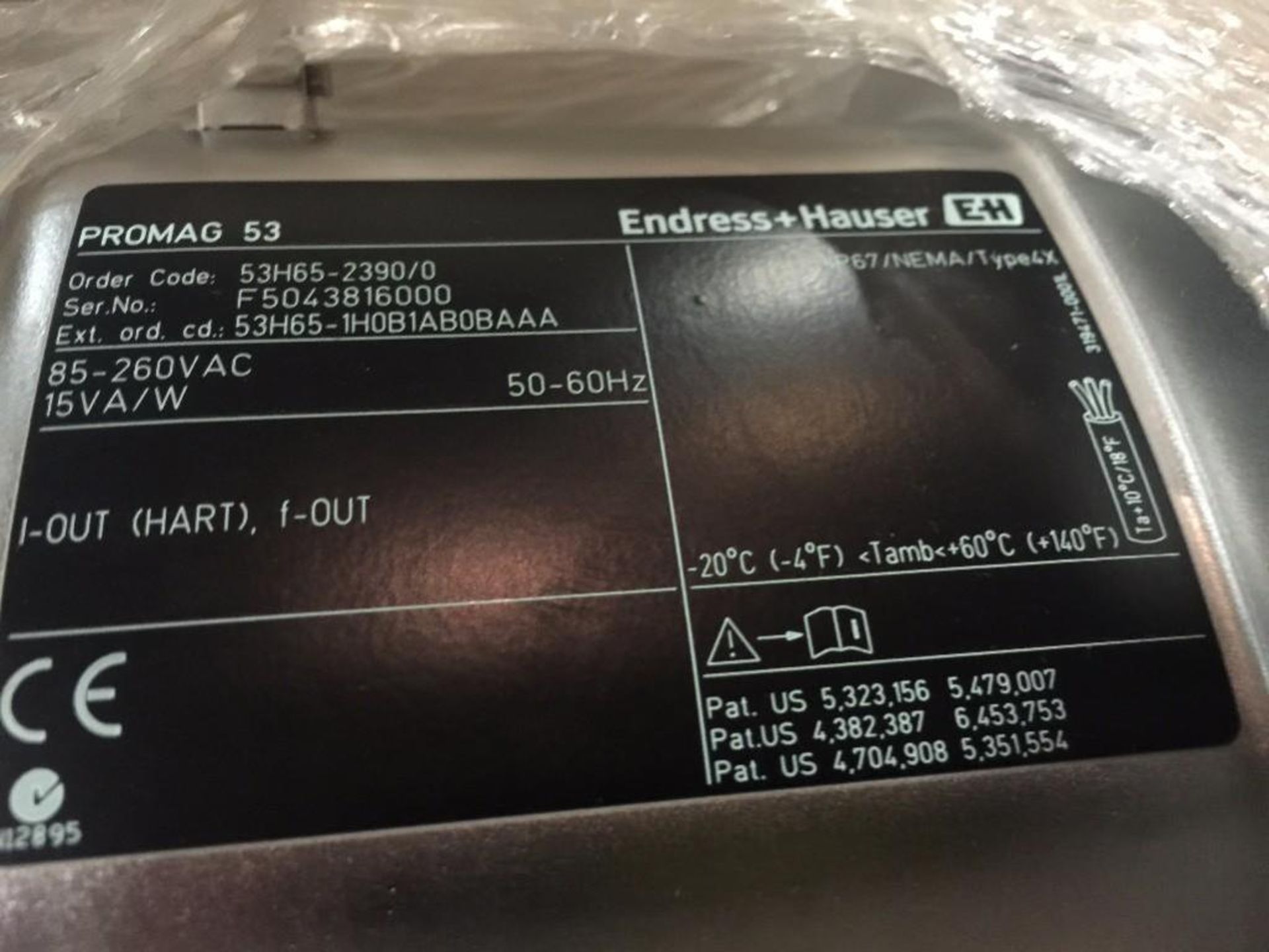 Endress Hauser mag flow meter, 2 1/2 in, with readout (UNUSED). ** (Located in Russellville, Arkansa - Image 4 of 6