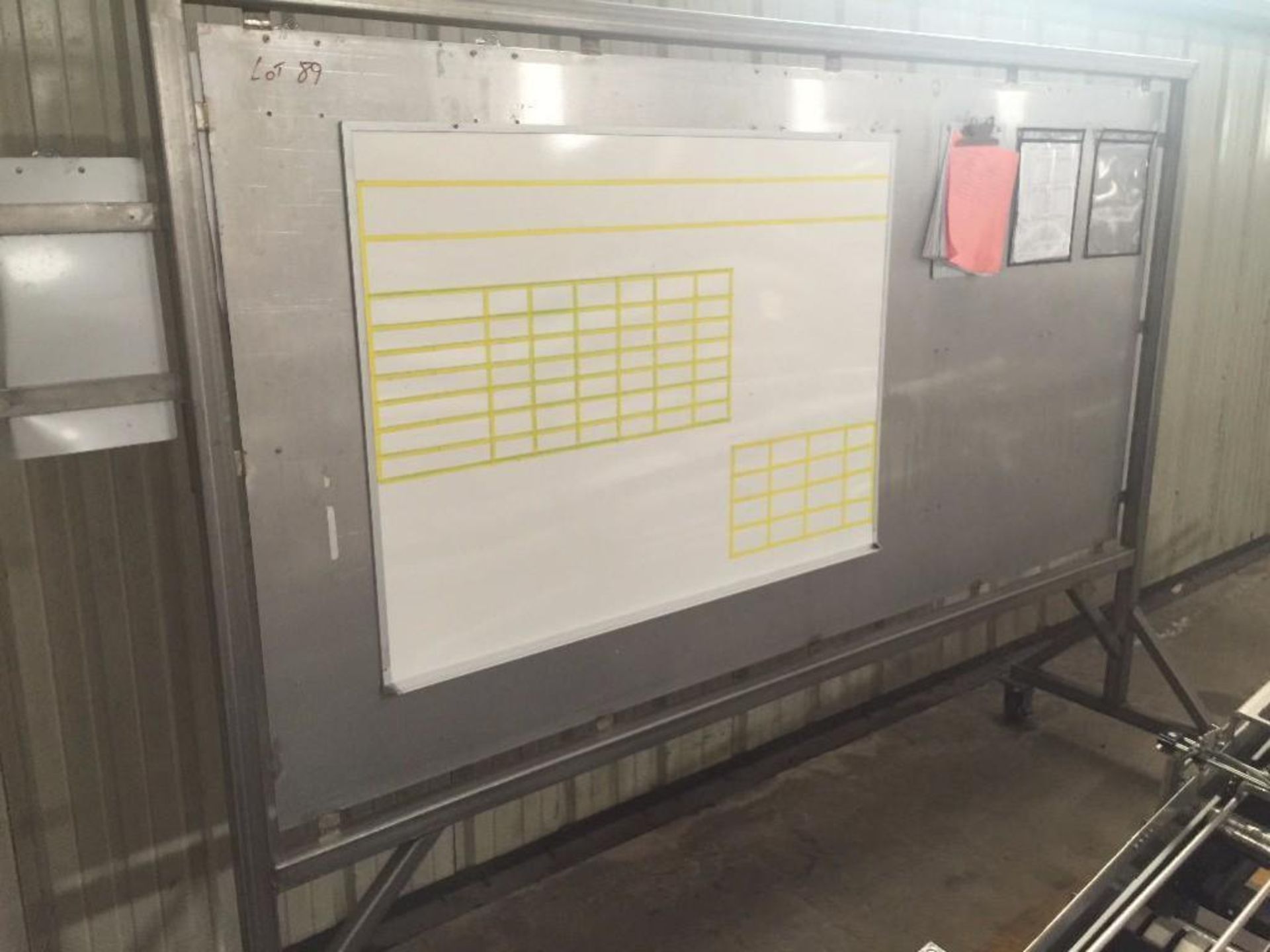 SS planning board on wheels, 4 x 8 ft. ** (Located in Russellville, Arkansas) ** Rigging Fee: $50 - Image 2 of 4