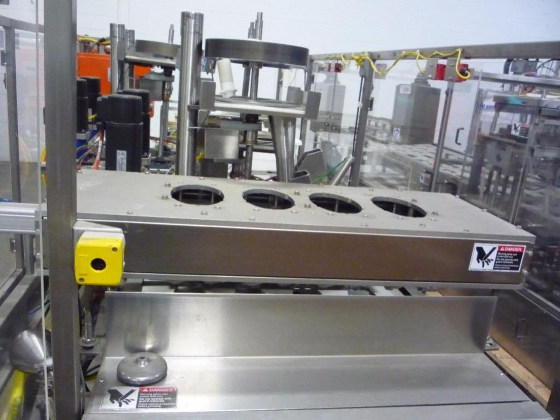 (2008) Orics Industries 4-up Cup Filler, Model S-30, s/n PEAC 6498-1, with Denester, Film Sealer and - Bild 32 aus 40