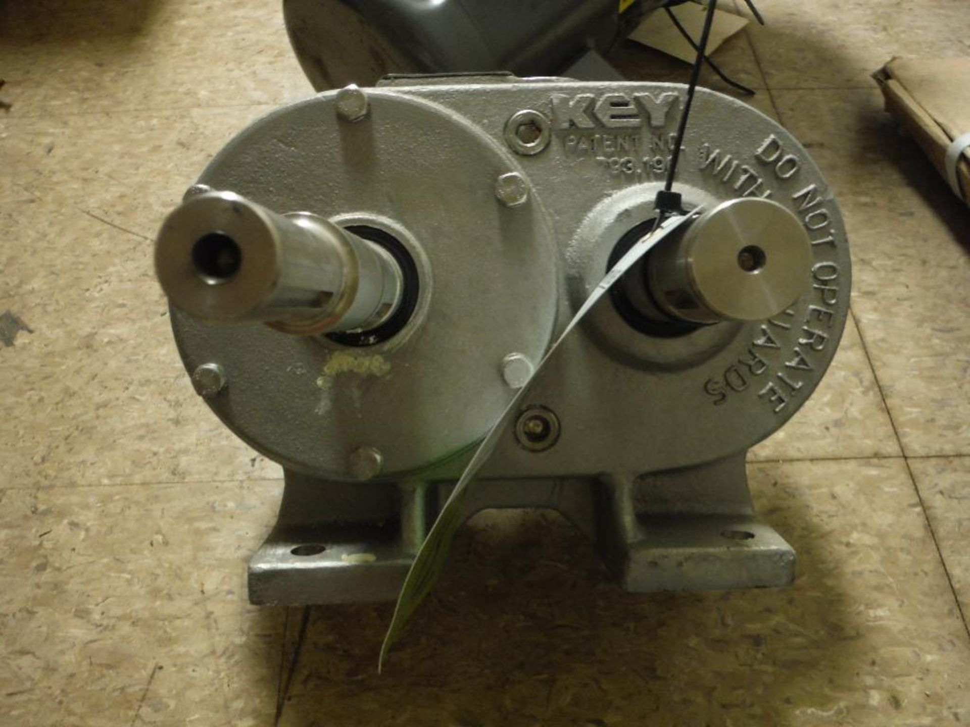Key SS gear reducer, Model 022812. Rigging Fee: $25 - Image 2 of 3