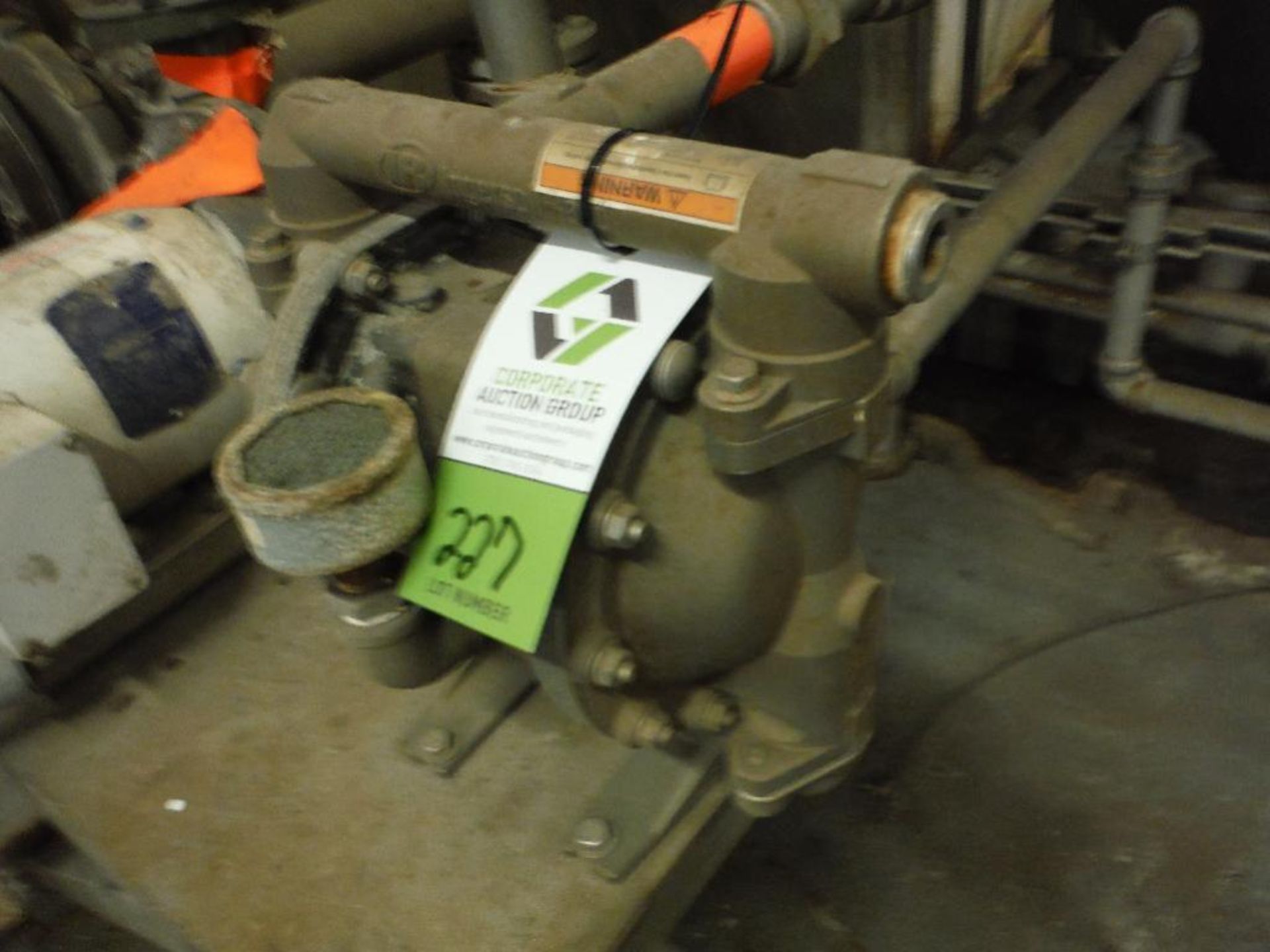 ARO SS diaphragm pump, Model ED10A-ASS-AAA. Rigging Fee: $50 - Image 2 of 3