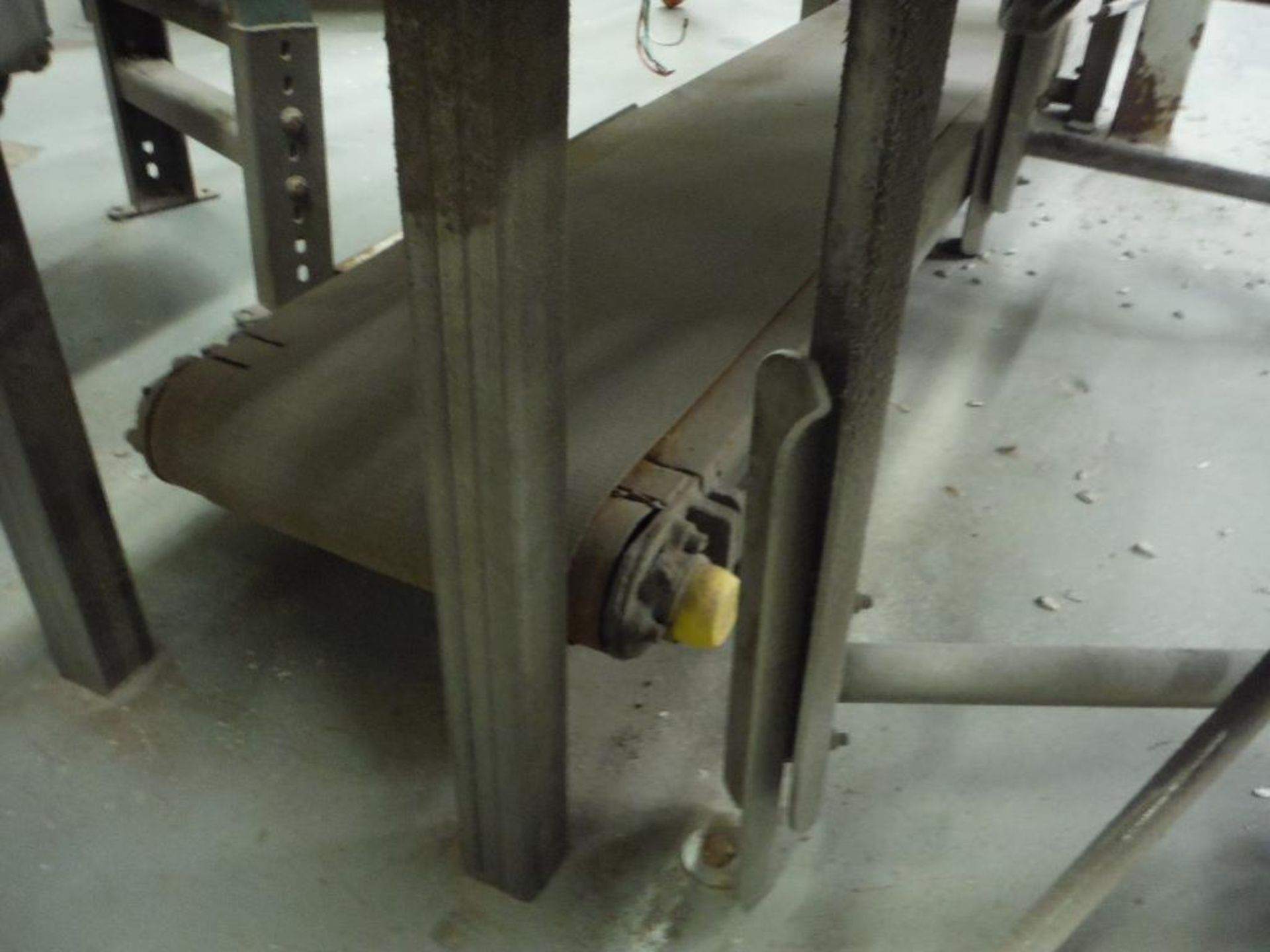 Mild steel 2 level power belt conveyor, 45 ft. x 12 in. wide. Rigging Fee: $250 - Image 12 of 12