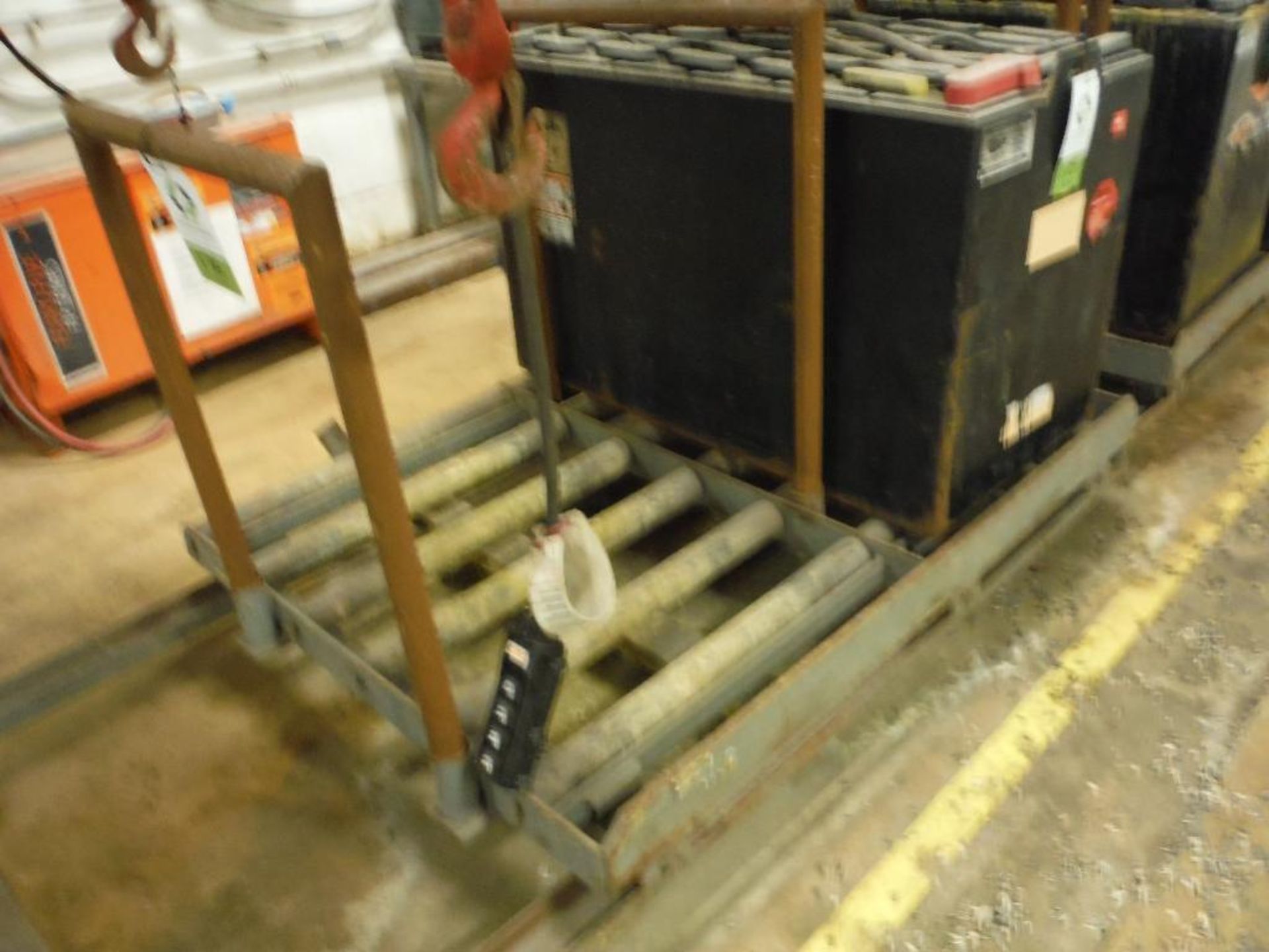 4-Station forklift battery rack. Rigging Fee: $150 - Image 3 of 5