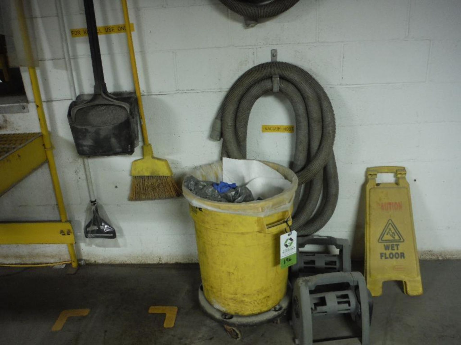 Vacuum hose, garbage can, and sanitation supplies. Rigging Fee: $25