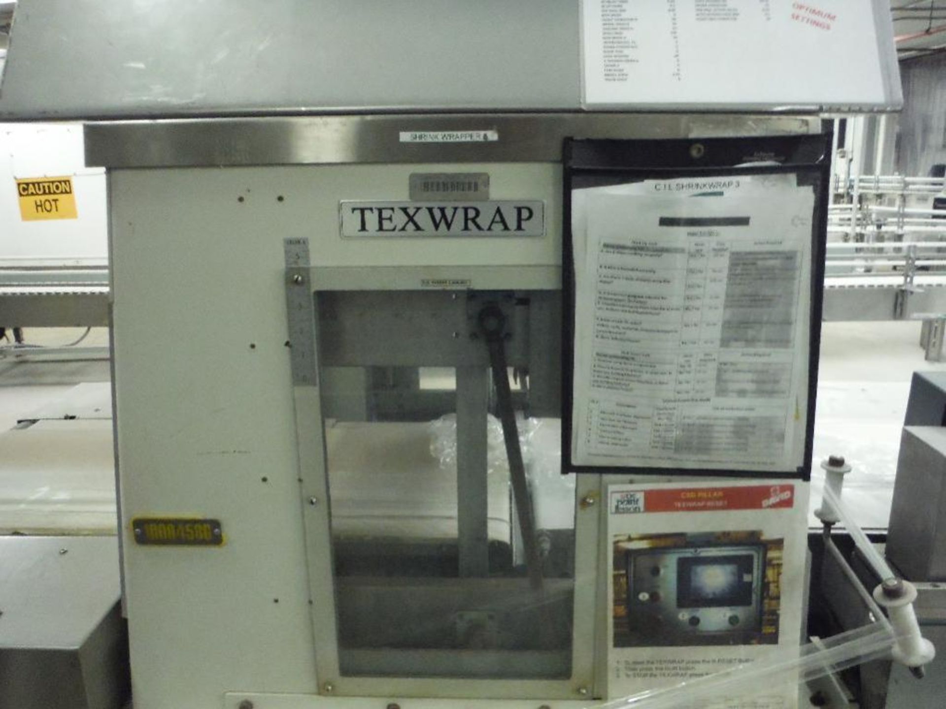 Stork Tex Wrap L-bar sealer, Model 2202SS, SN S2034, straight though feed with a right angle film, 2 - Image 3 of 12