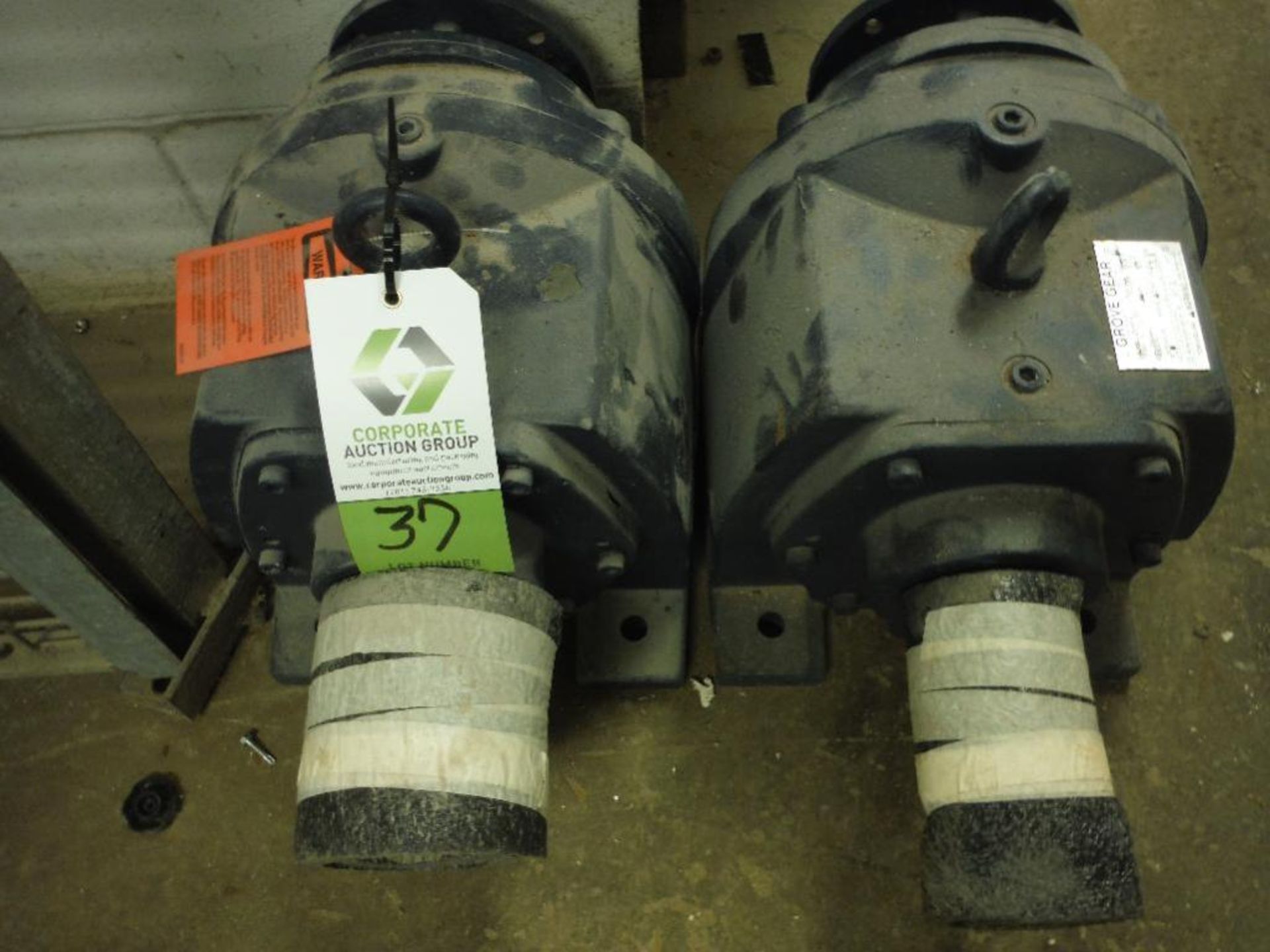 Grove Gear speed reducing drive, Model RBO8873, ratio 126.03 (EACH). Rigging Fee: $50