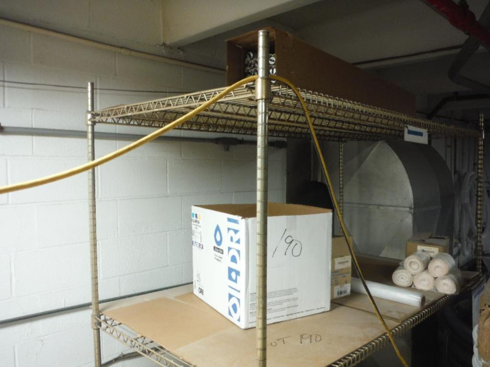 (2) Wire metro racks and contents (LOT). Rigging Fee: $200 - Image 3 of 10