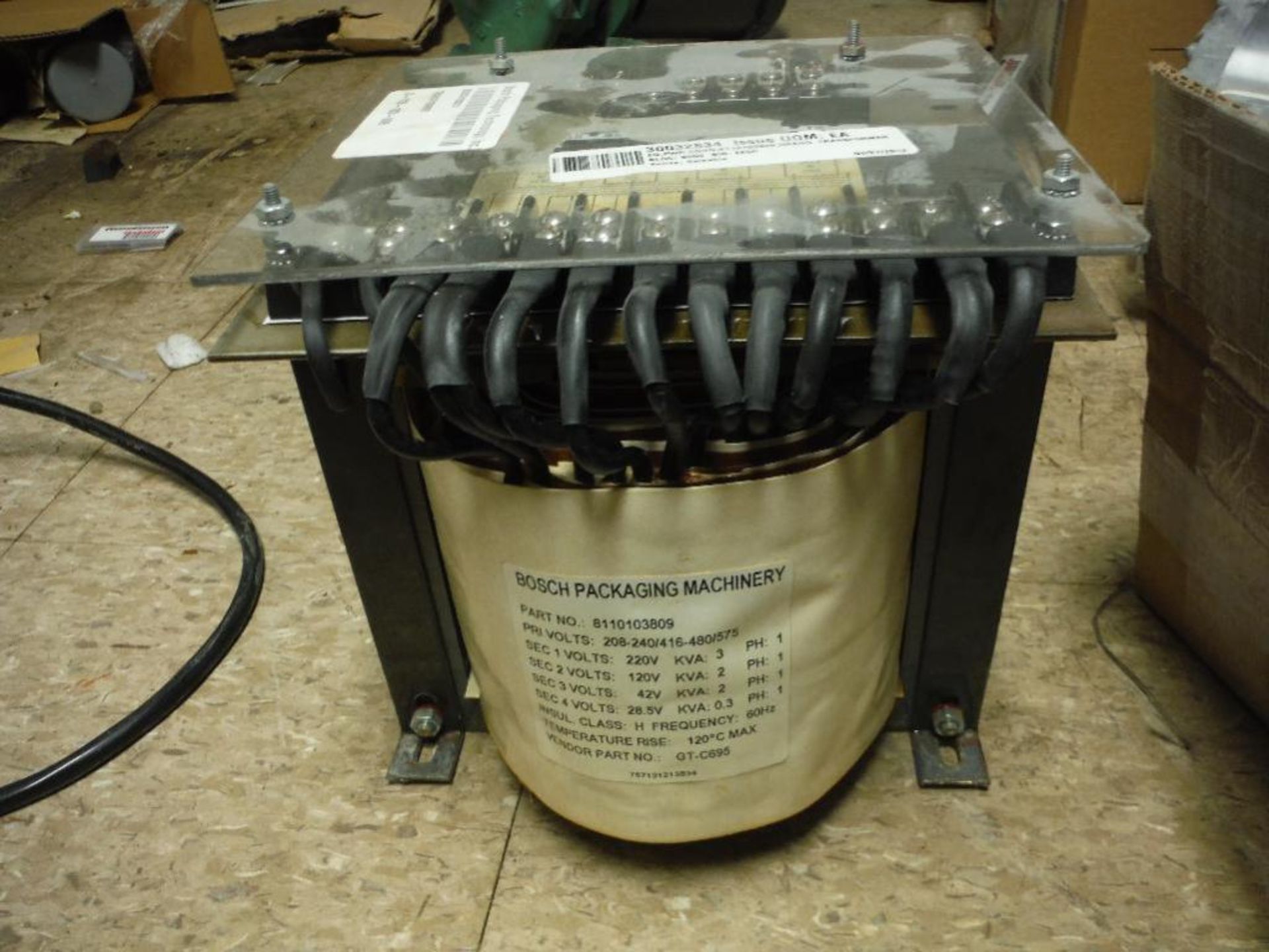 Bosch electric transformer. Rigging Fee: $25 - Image 3 of 3