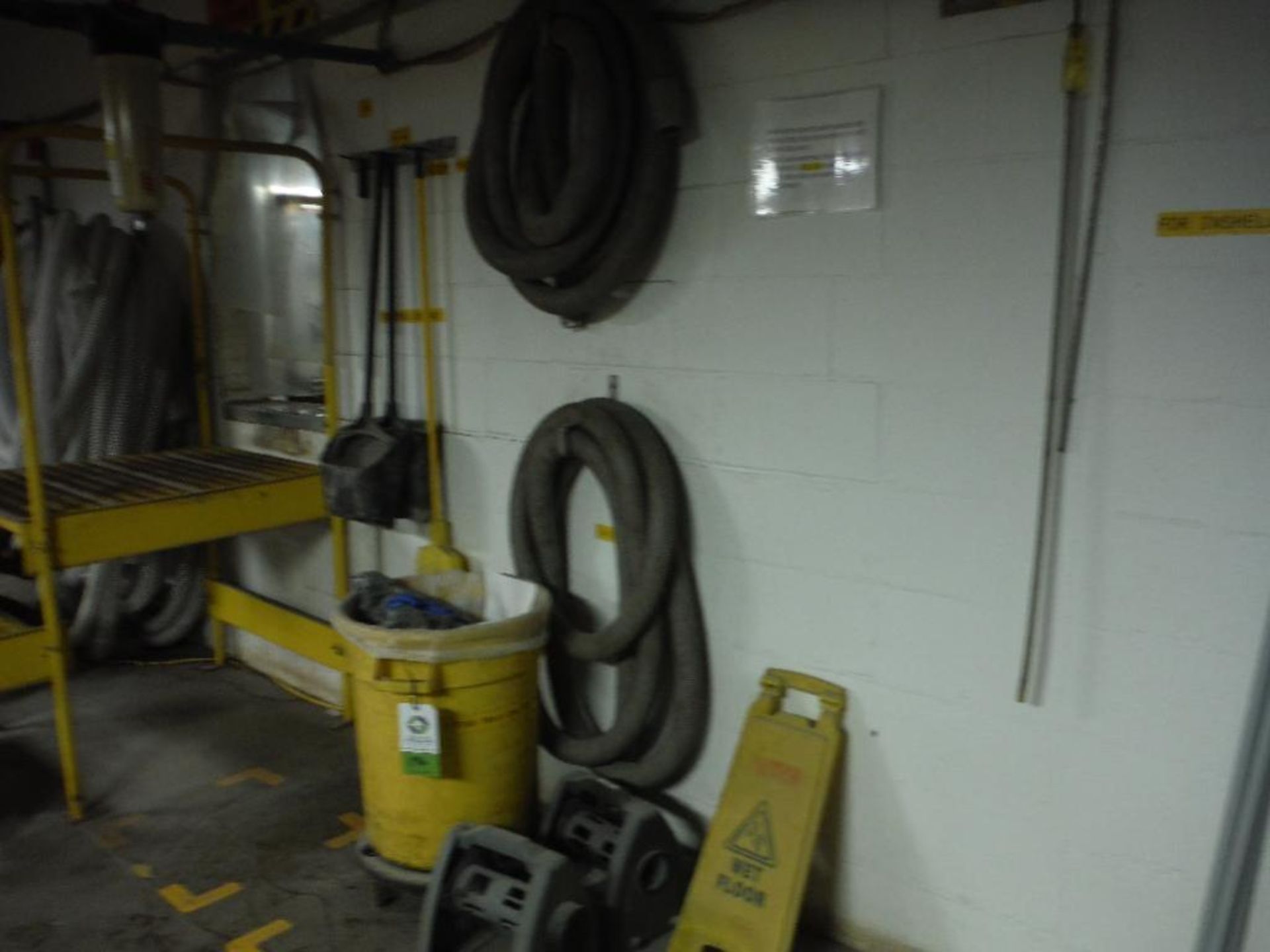 Vacuum hose, garbage can, and sanitation supplies. Rigging Fee: $25 - Image 3 of 3