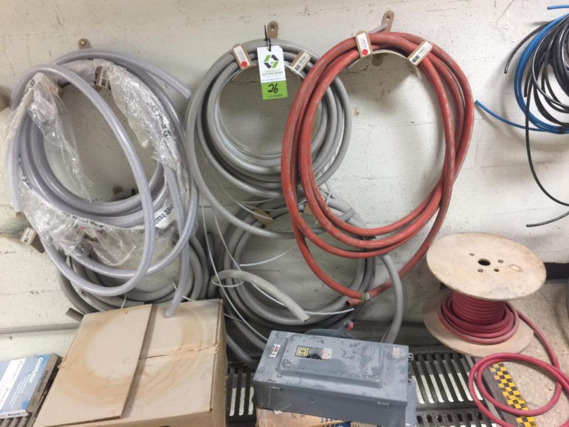 Misc. conduit, hose, and electrical disconnects. Rigging Fee: $150