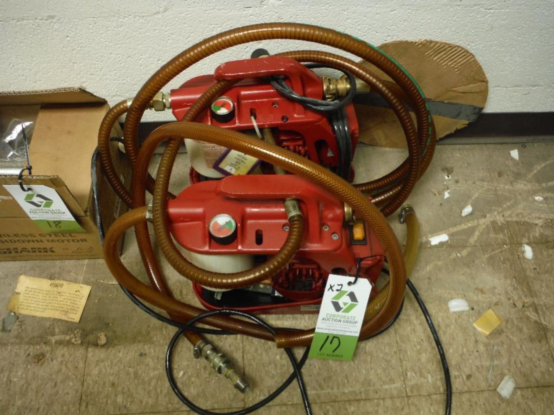 HYDAC electric fluid transfer pump and filter. (EACH). Rigging Fee: $50