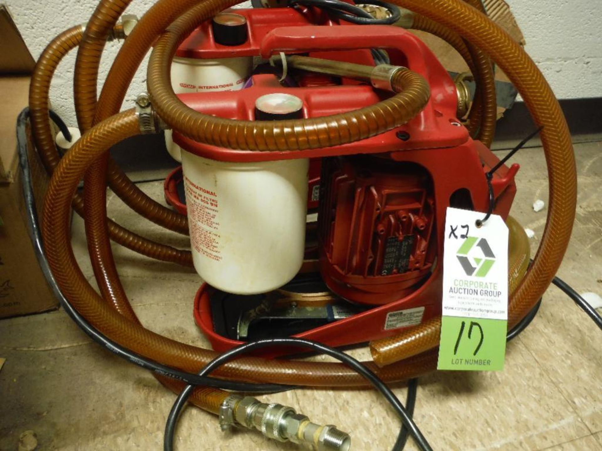 HYDAC electric fluid transfer pump and filter. (EACH). Rigging Fee: $50 - Image 2 of 3