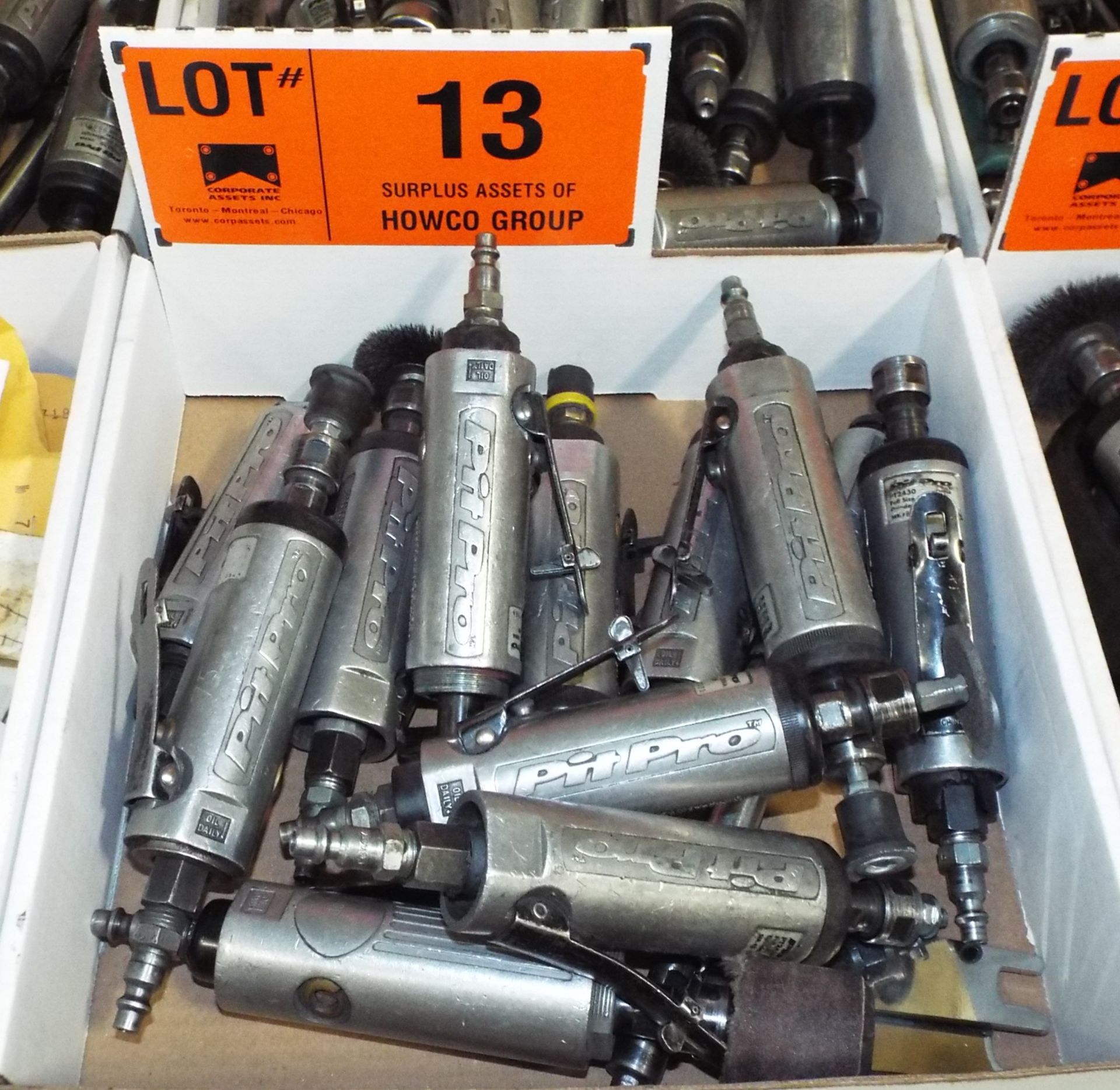 LOT/ PNEUMATIC DIE GRINDERS