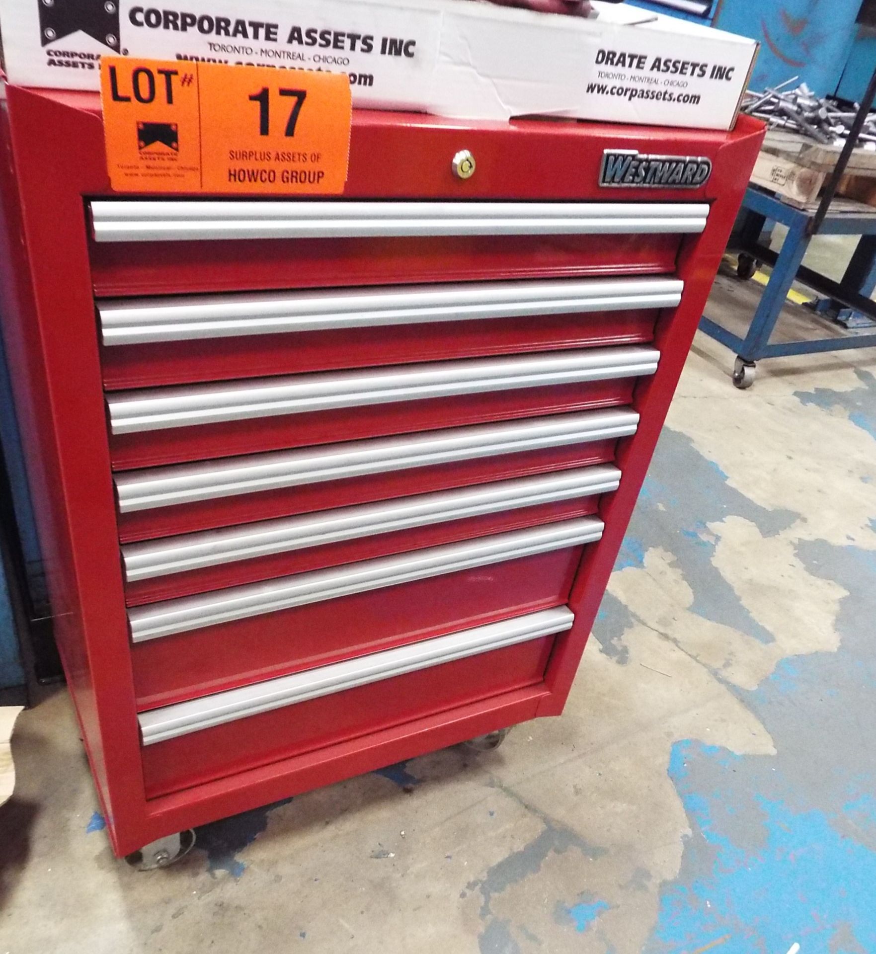 WESTWARD 7 DRAWER ROLLING TOOL CHEST