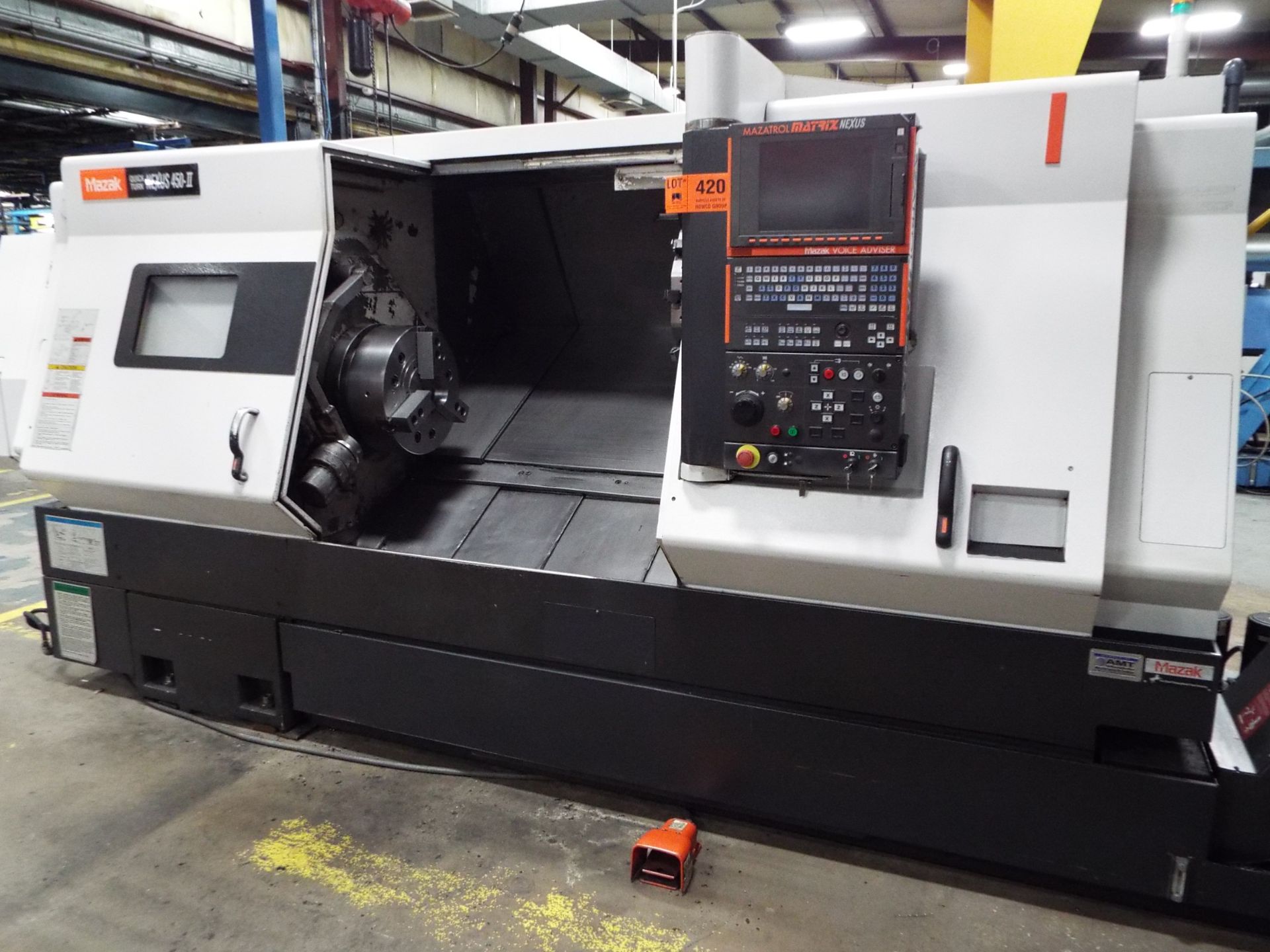 MAZAK (2006) QUICK TURN NEXUS 450-II CNC TURNING CENTER WITH MAZATROL MATRIX NEXUS CNC CONTROL,