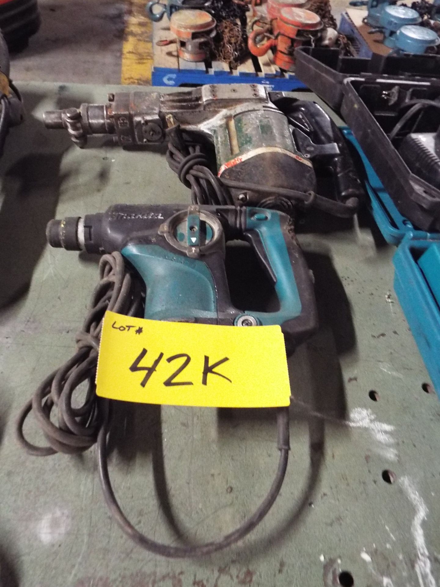 LOT/ (2) ELECTRIC HAMMER DRILLS