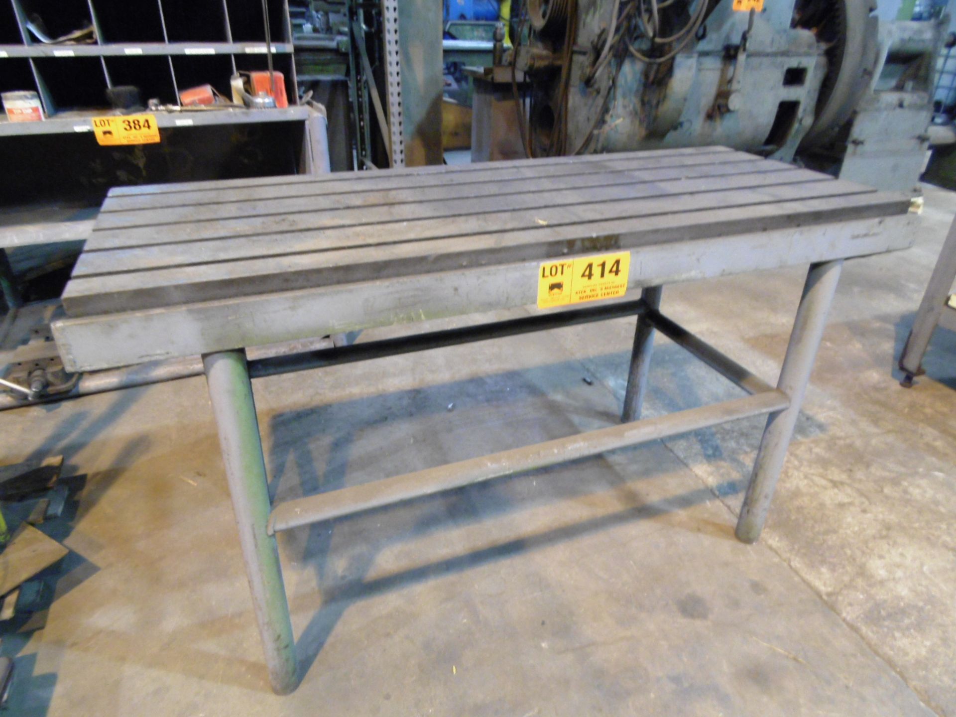 24" X 62" T-SLOT STEEL TABLE (CI)