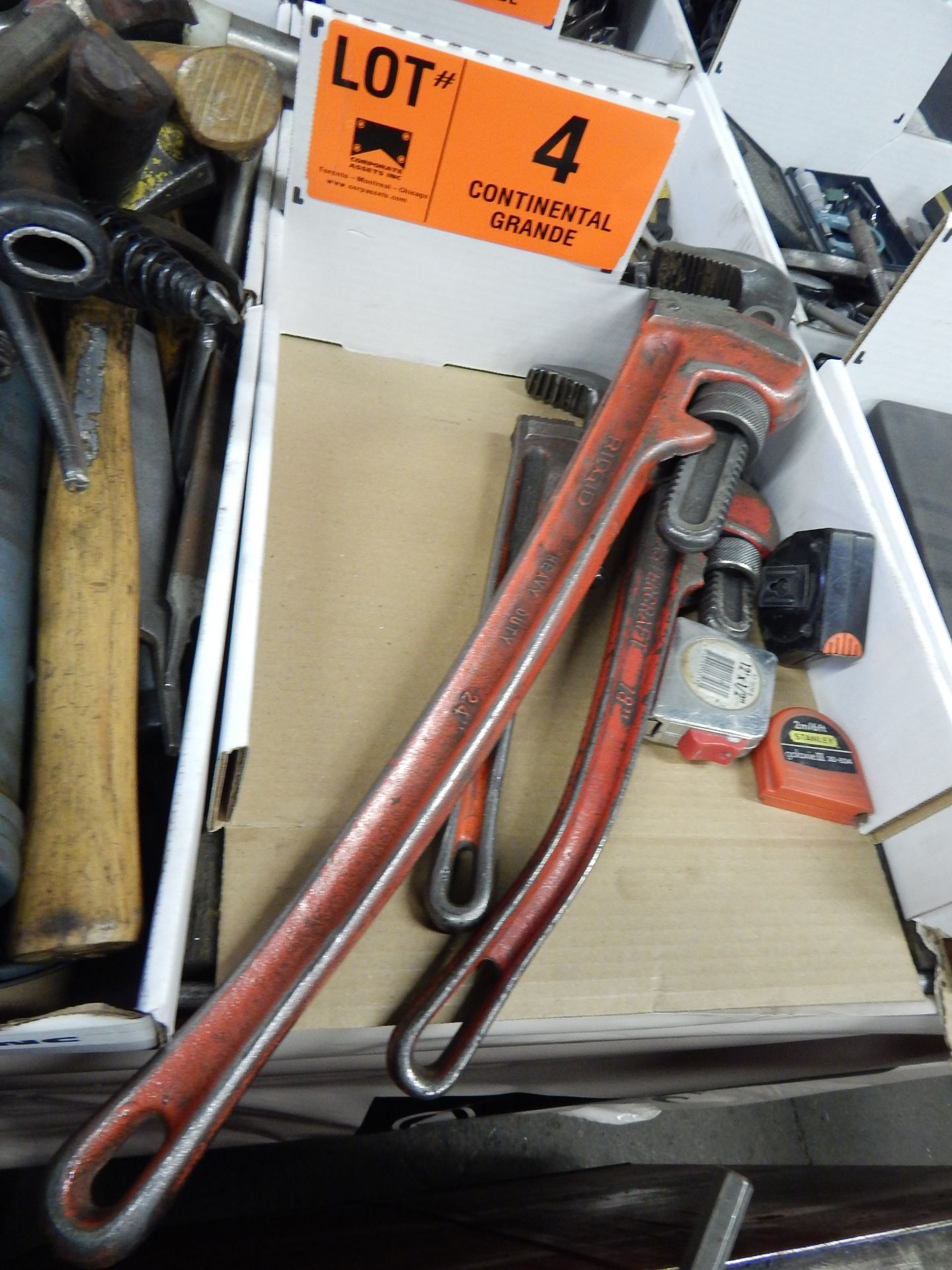 LOT/ PIPE WRENCHES