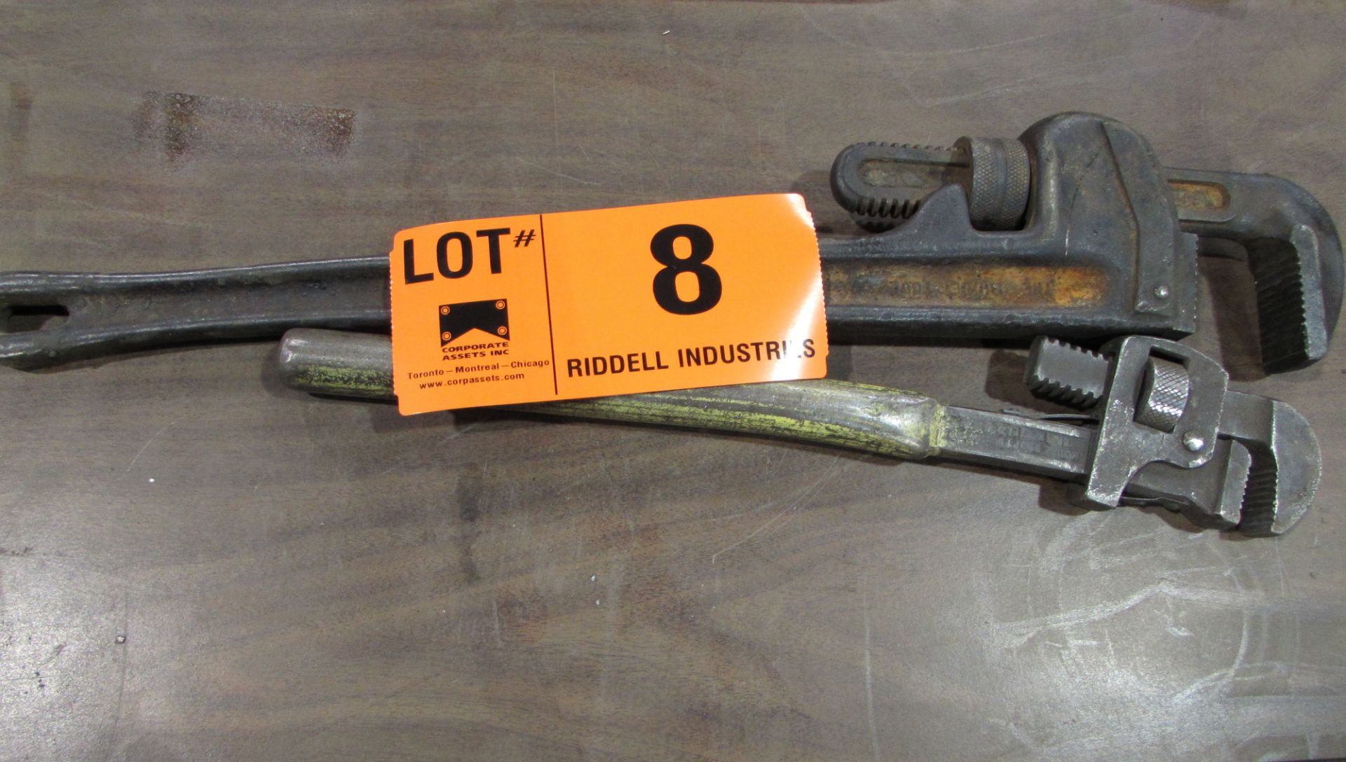 LOT 2-PIPE WRENCHES