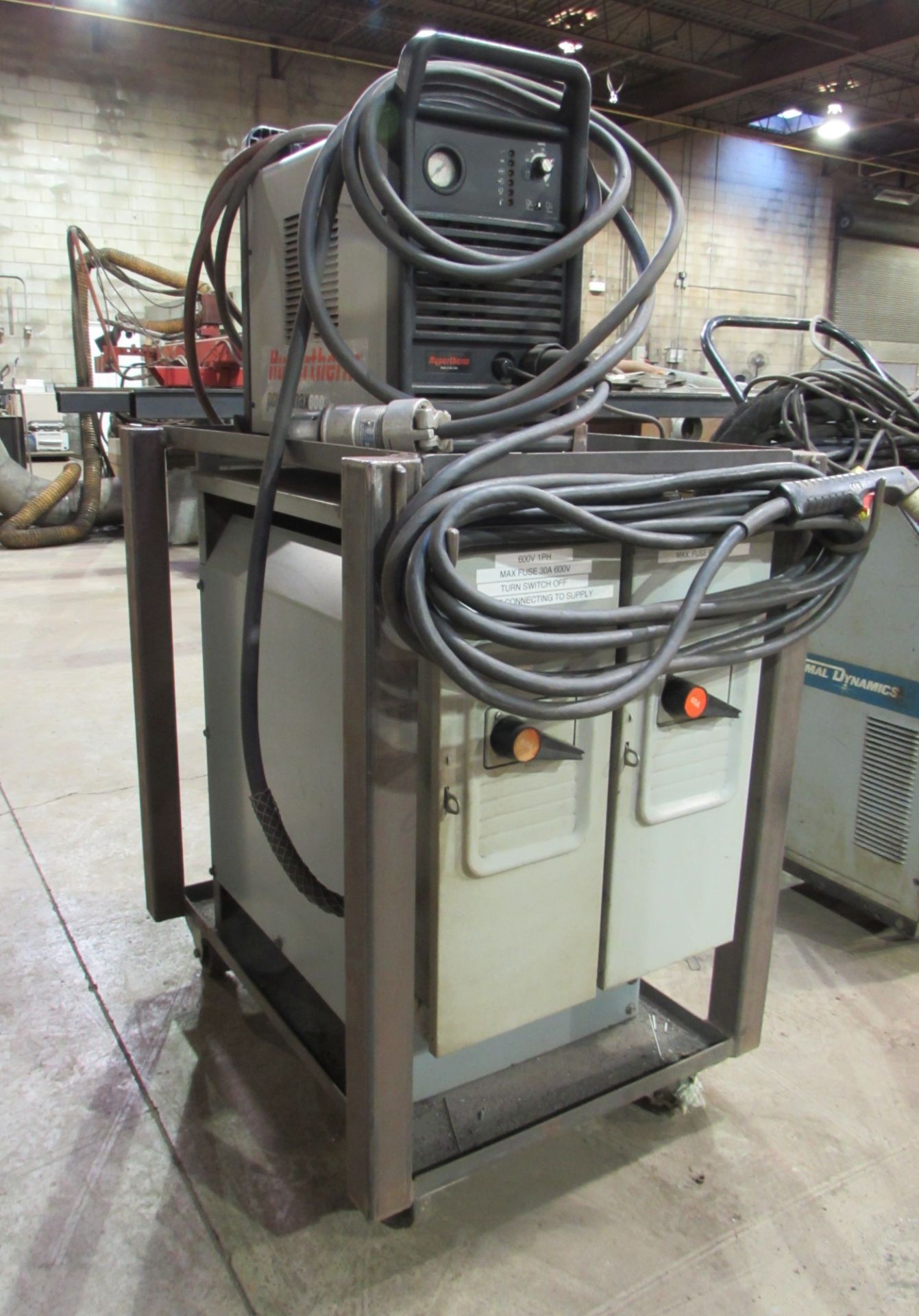 HYPERTHERM POWERMAX-600 PLASMA CUTTING SYSTEM S/N-058784