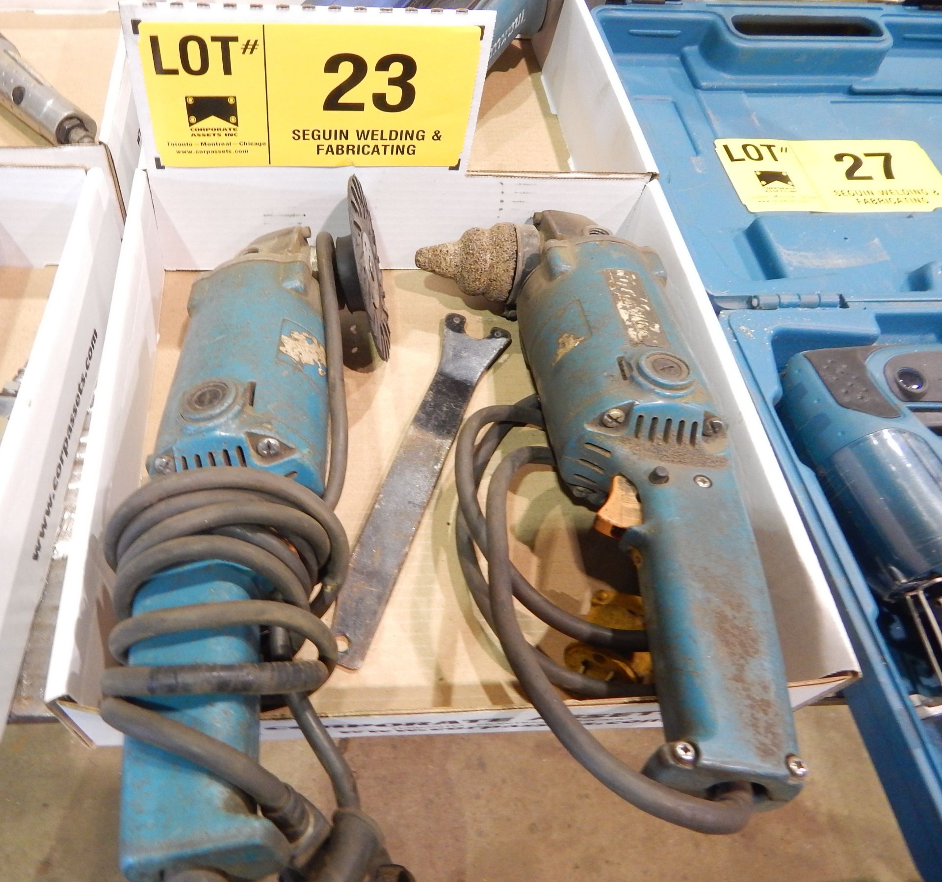 LOT/ ELECTRIC ANGLE GRINDERS