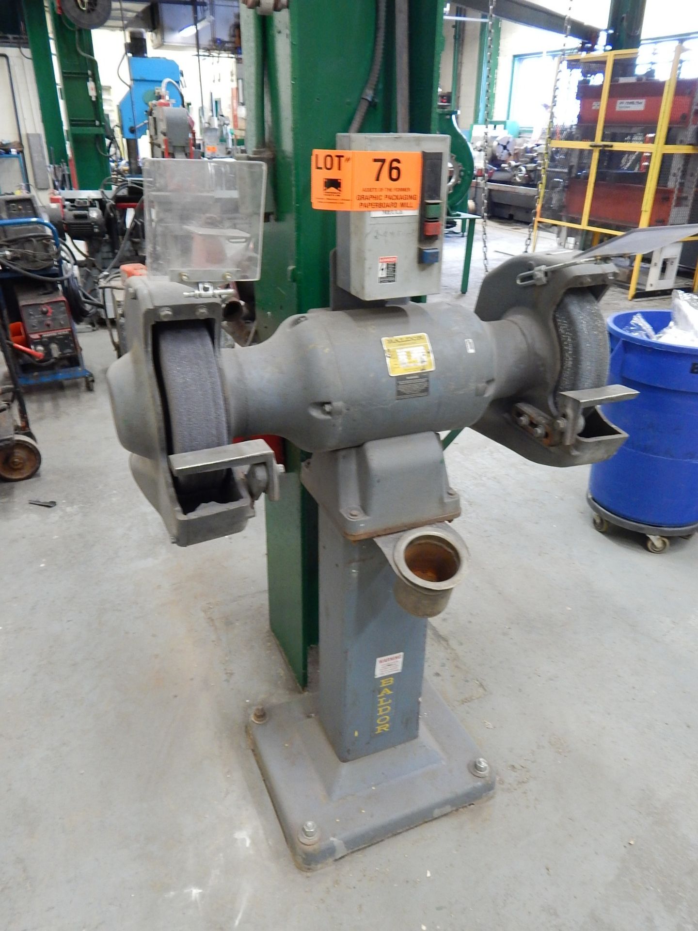 BALDOR 10" PEDESTAL GRINDER (MAINTENANCE)