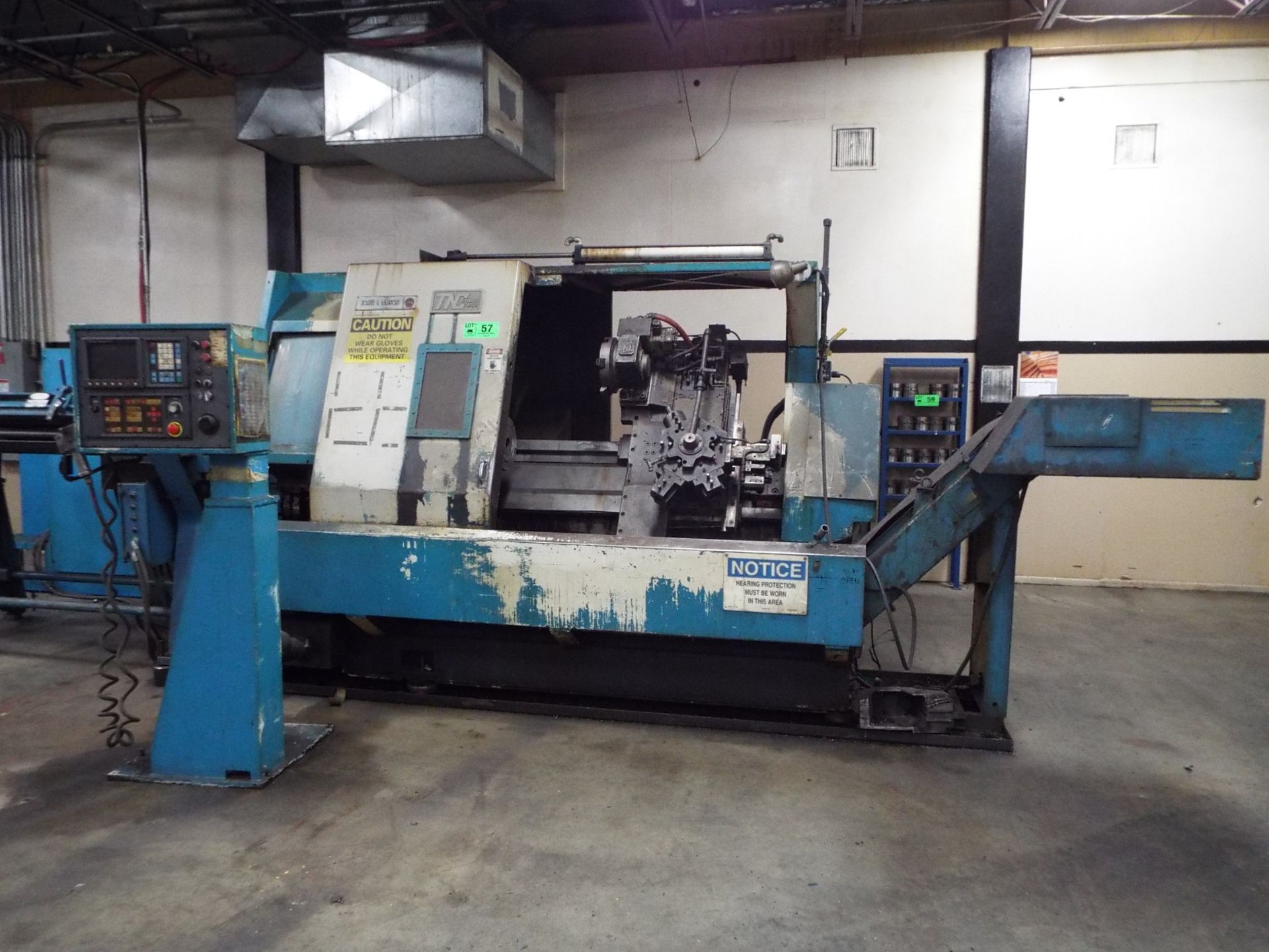 JONES & LAMSON TNC 4512 COMBI CNC TURNING CENTER WITH 45 KVA, 480 V, 3 PH TRANSFORMER S/N: N/A (