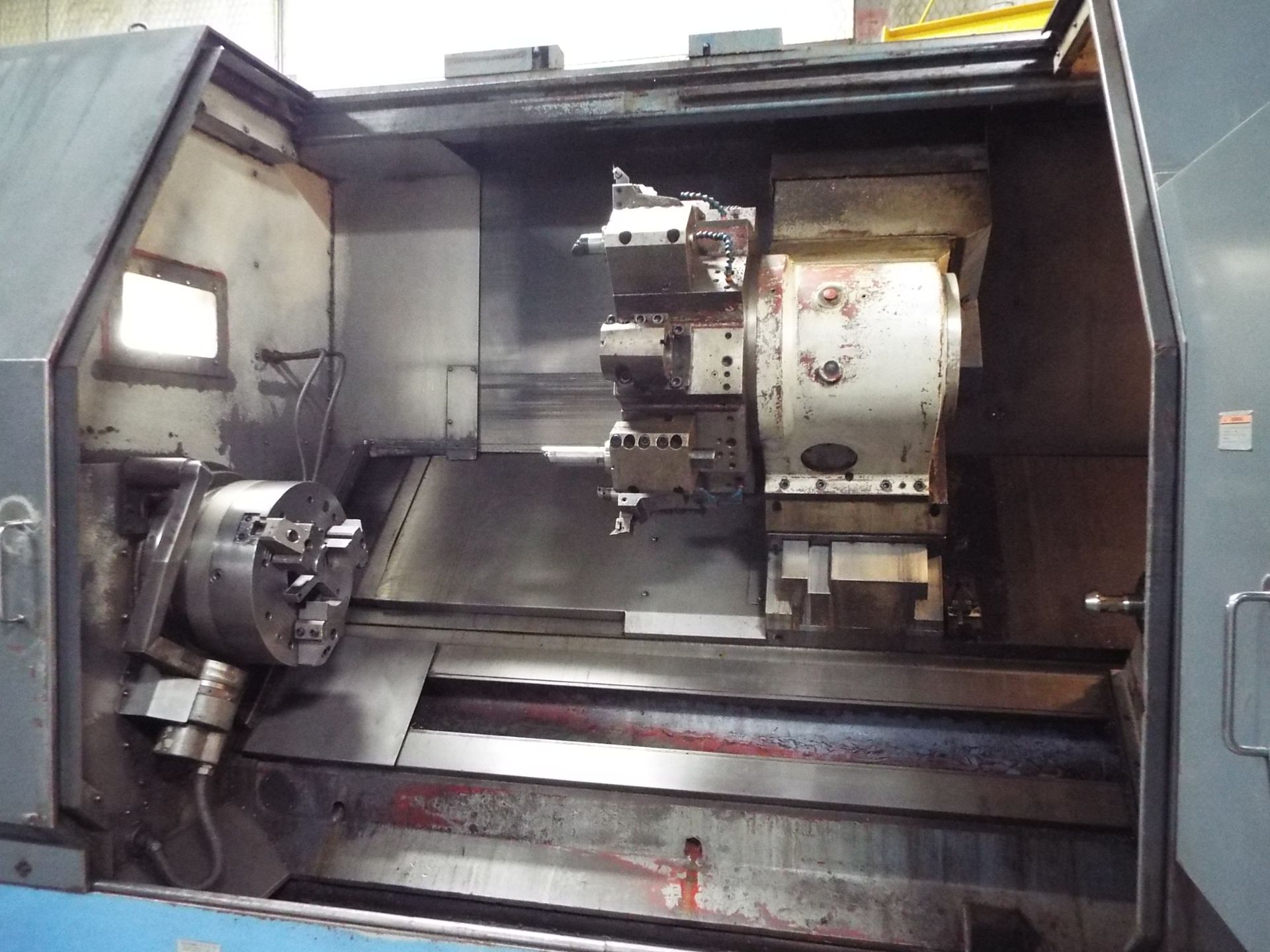 MAZAK SLANT TURN 50NX-2000U CNC TURNING CENTER WITH MAZATROL T-PLUS CNC CONTROL, 18" CHUCK, 31" - Image 2 of 9