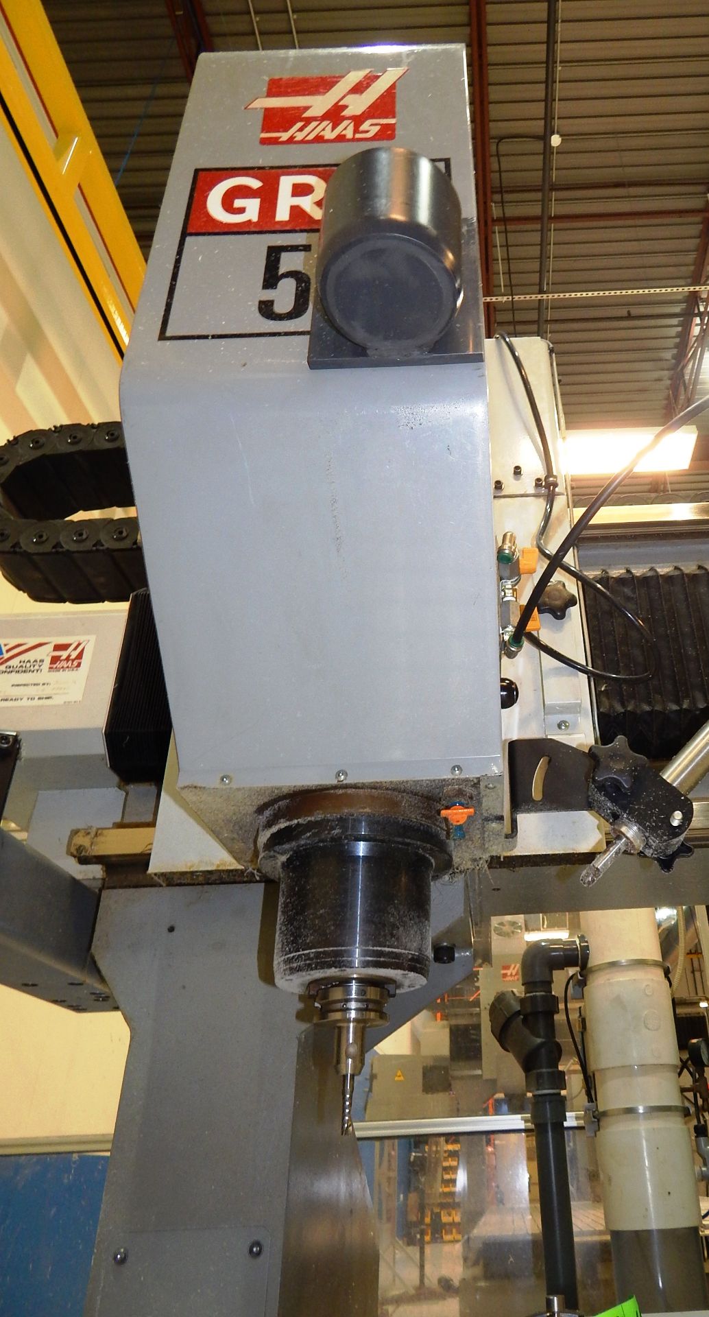 HAAS (2006) (VERY LOW HOURS & ONLY CUT PLASTIC AND ALUMINUM) GR-510 GANTRY TYPE CNC ROUTER WITH HAAS - Image 9 of 18