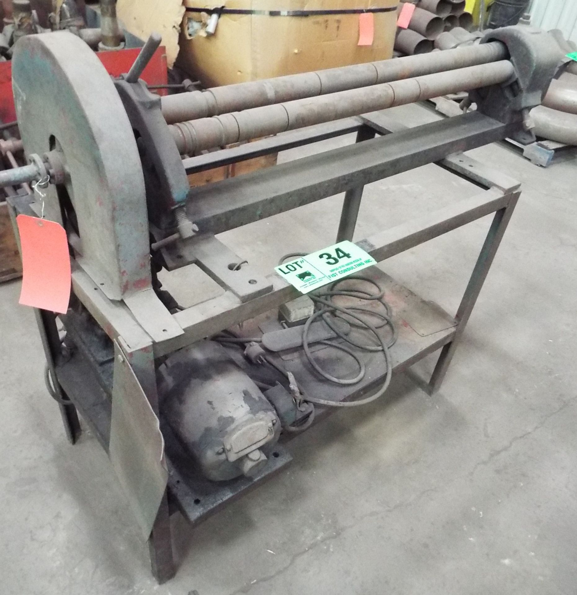 MFG. UNKNOWN 38" BENDING ROLLS S/N: N/A