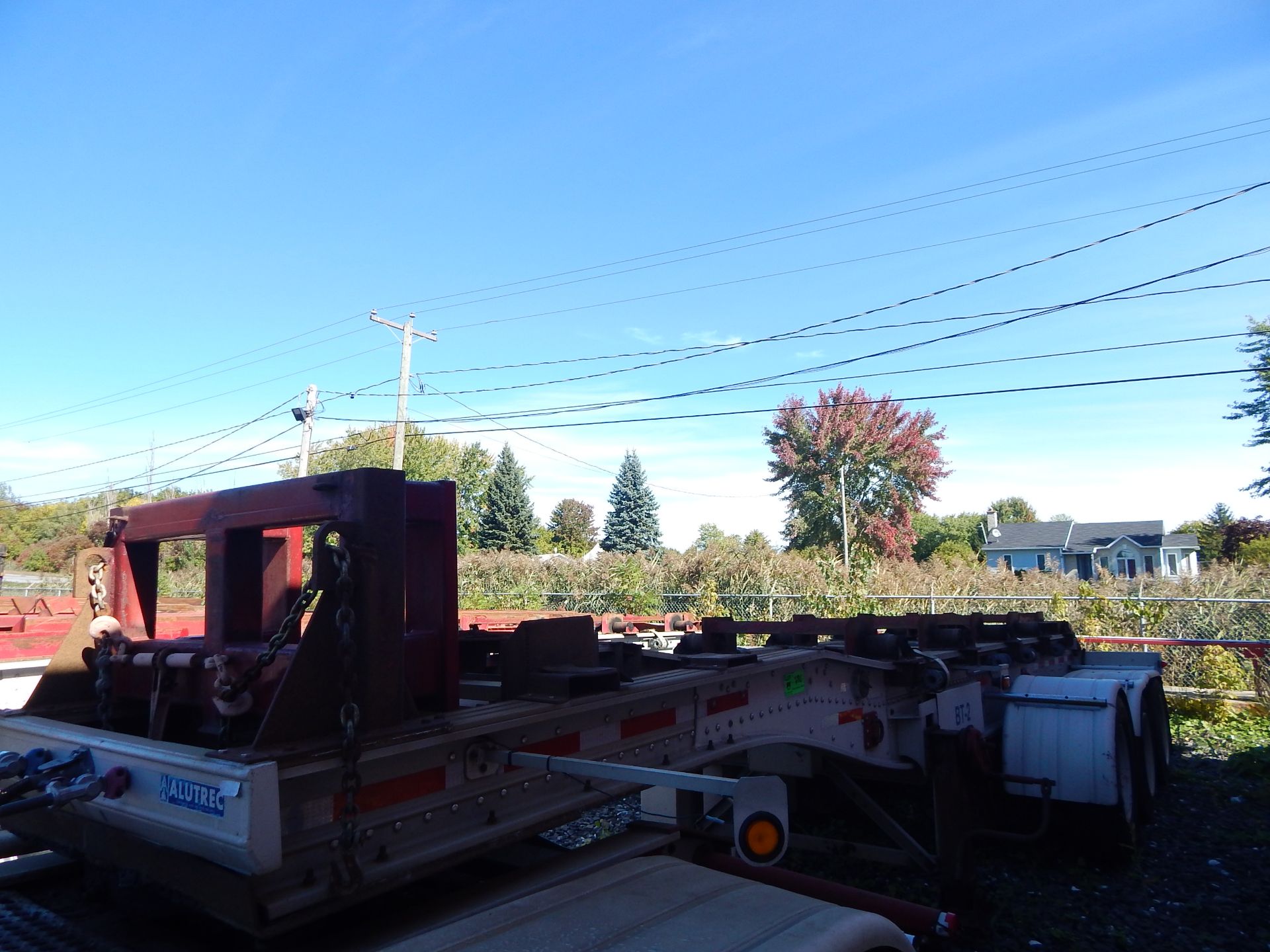 ALUTREC (2004) B-TRAIN A PORTEUR 3 AXLE B-TRAIN ALUMINUM ROLL OFF SEMI TRAILER, VIN: - Image 2 of 6