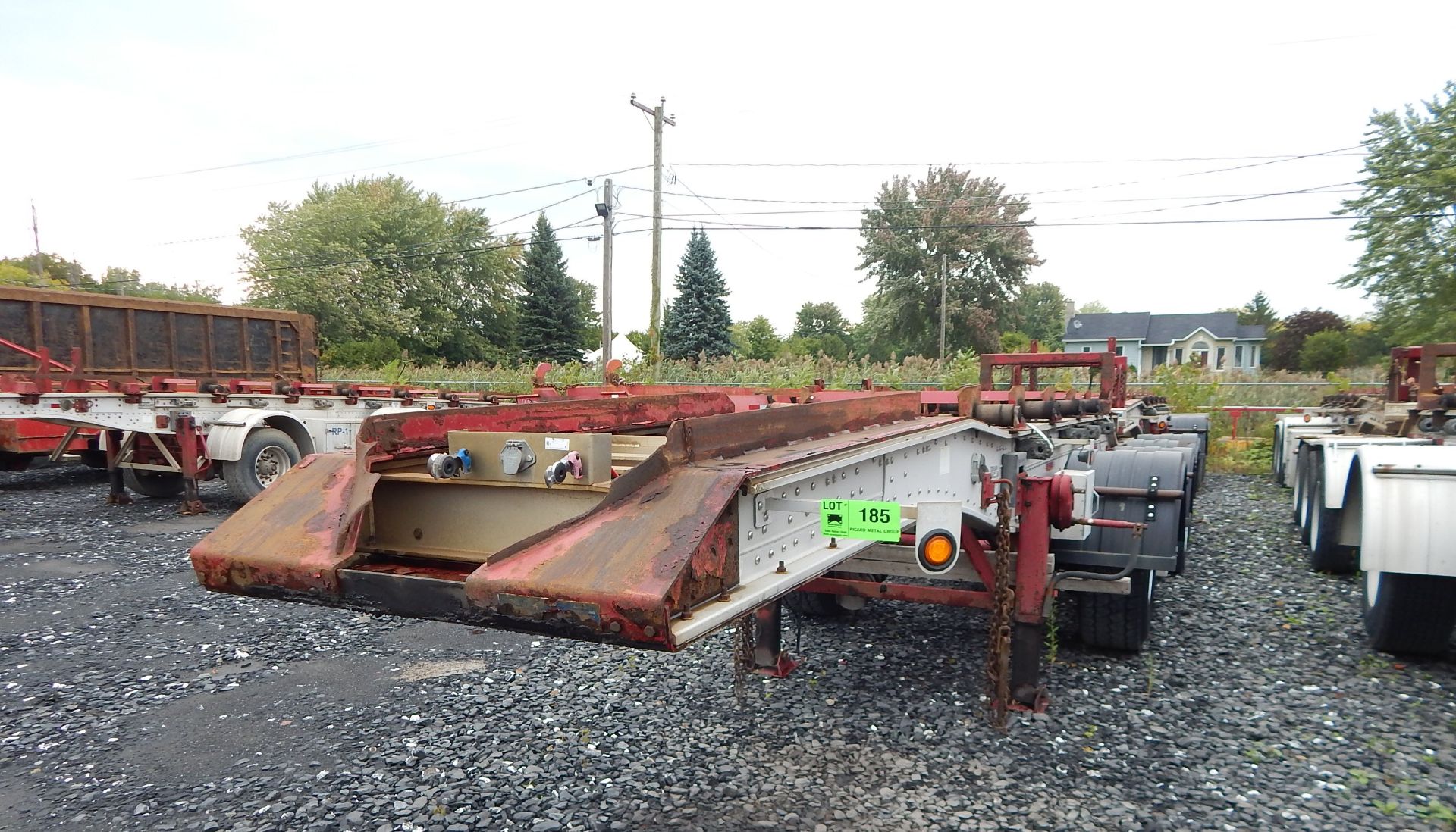 ALUTREC (2009) BI-TRAIN A PORTEUR 4 AXLE B-TRAIN ALUMINUM ROLL OFF SEMI TRAILER, VIN: