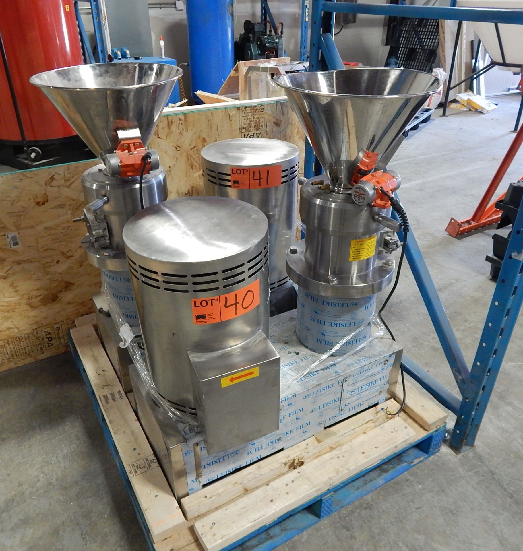 MFG N/A 20HP STAINLESS STEEL COLLOID MILL S/N: N/A (CI)