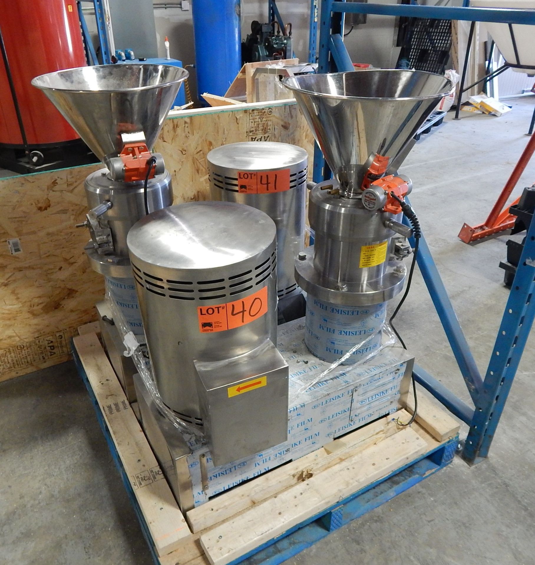 MFG N/A 20HP STAINLESS STEEL COLLOID MILL S/N: N/A (CI)