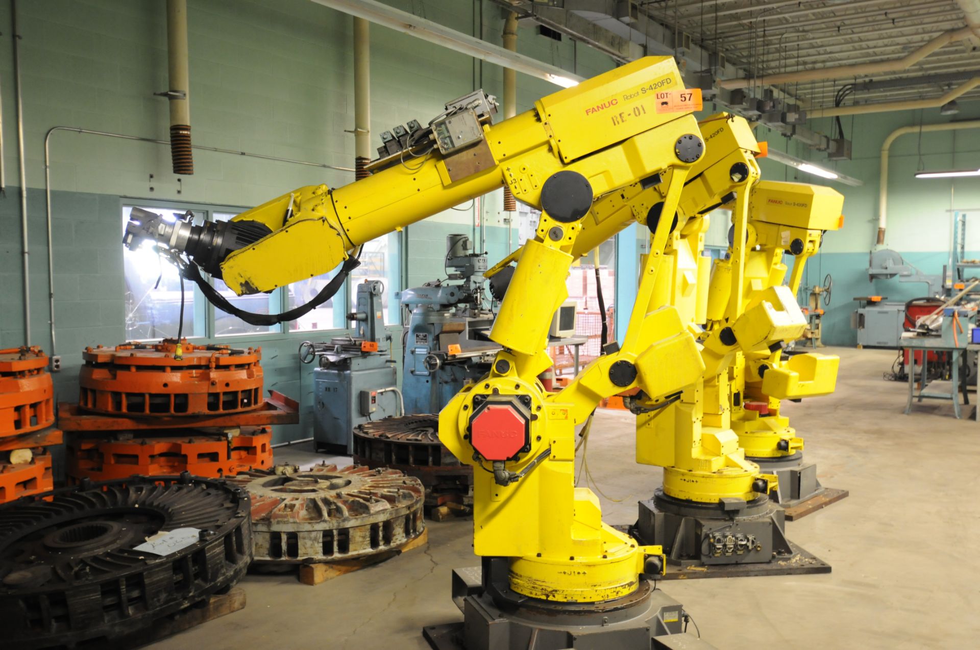 FANUC S-420FD 6 AXIS ROBOT WITH CONTROL S/N N/A(CI)