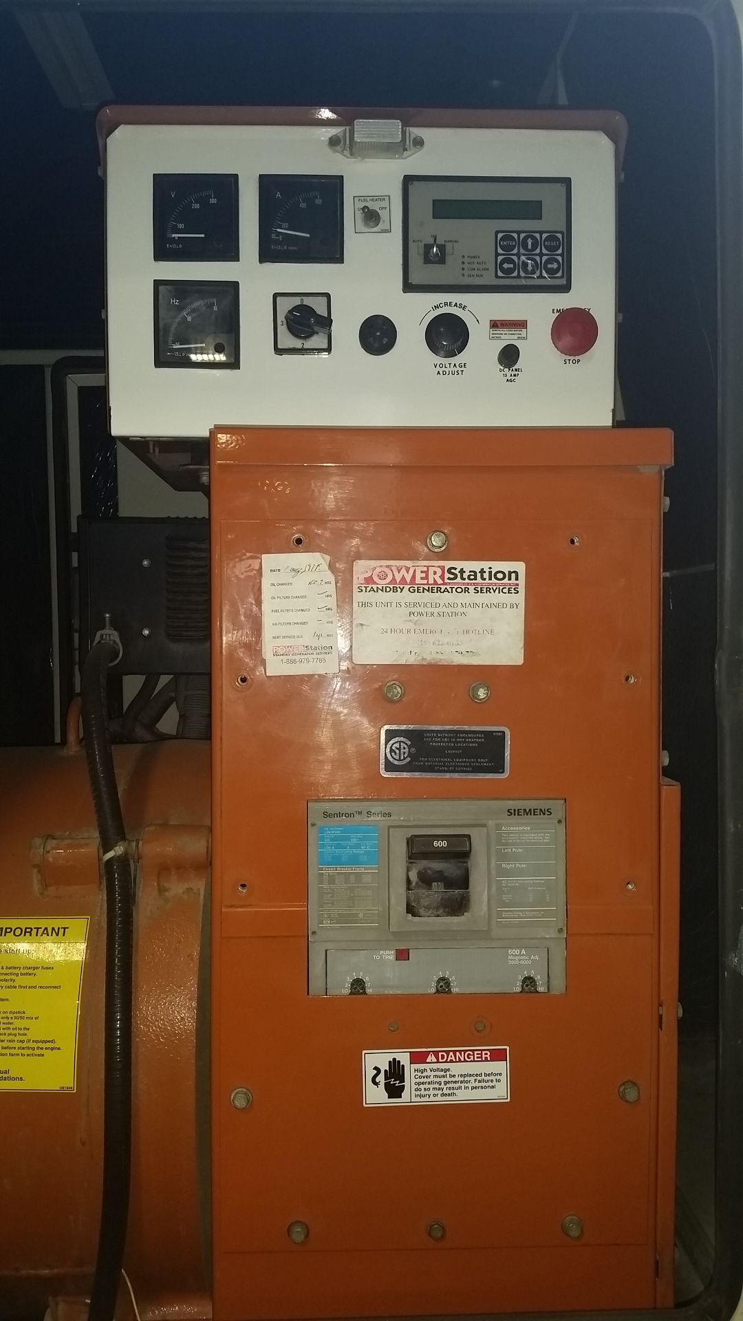 ENERGY NOW (2004) ENR-150 150KW BACKUP GENERATOR WITH APPROX. 120 HOURS, MITSUBISHI 0D5703 7.5L - Image 3 of 4