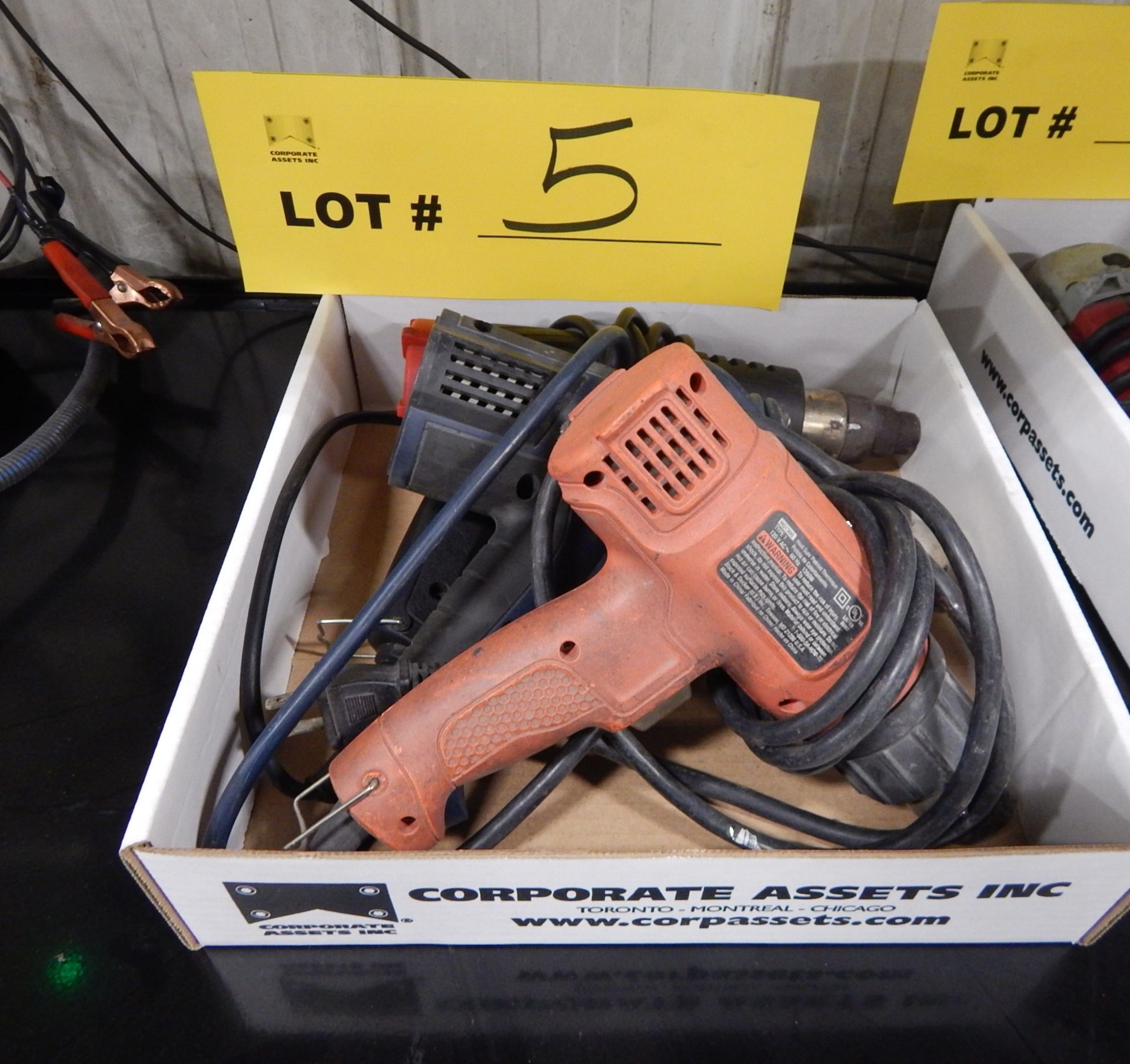 LOT- PISTOLET THERMIQUE / LOT- HEAT GUN