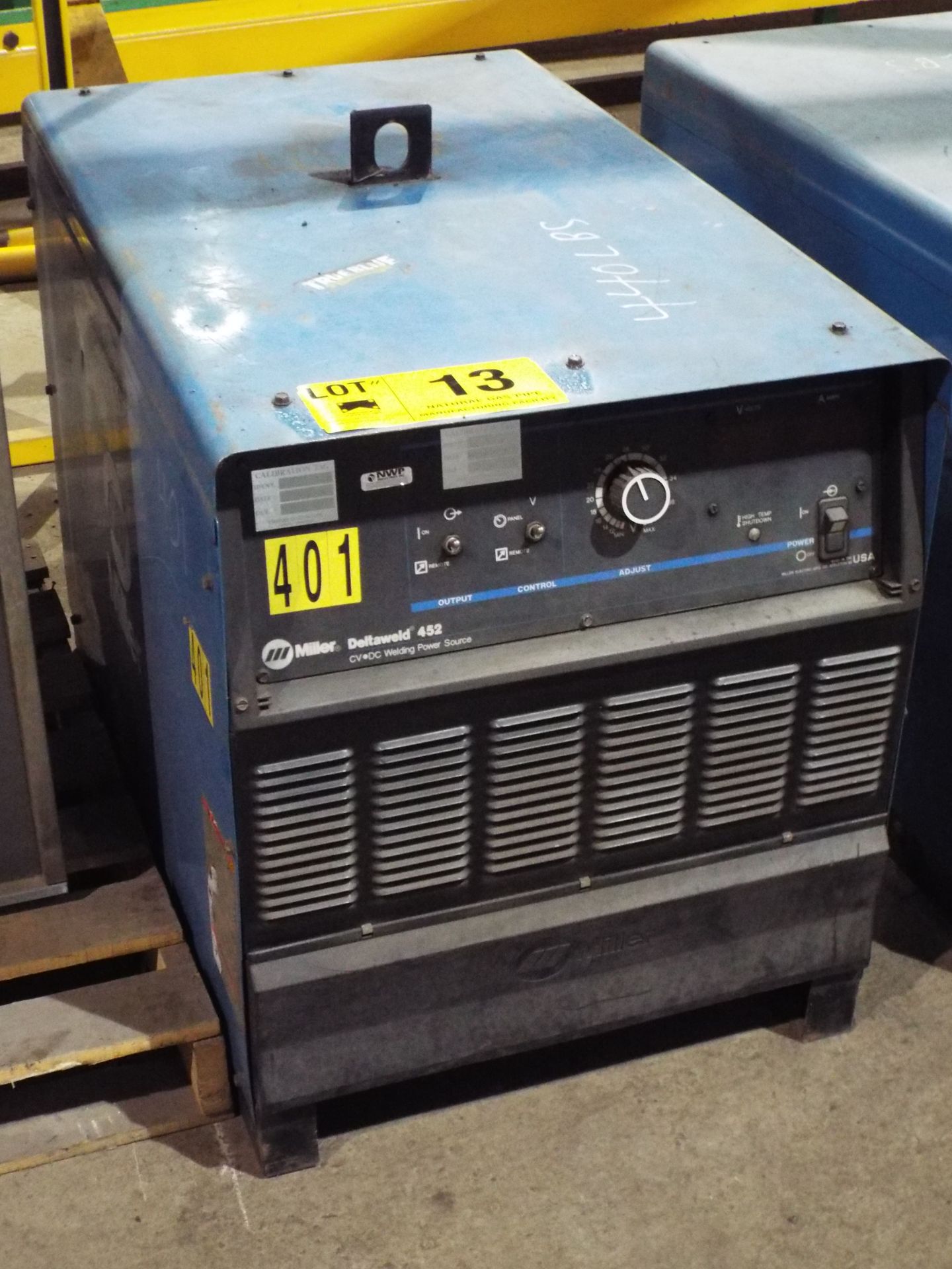 MILLER DELTAWELD 452 DIGITAL MIG WELDING POWER SOURCE S/N: N/A